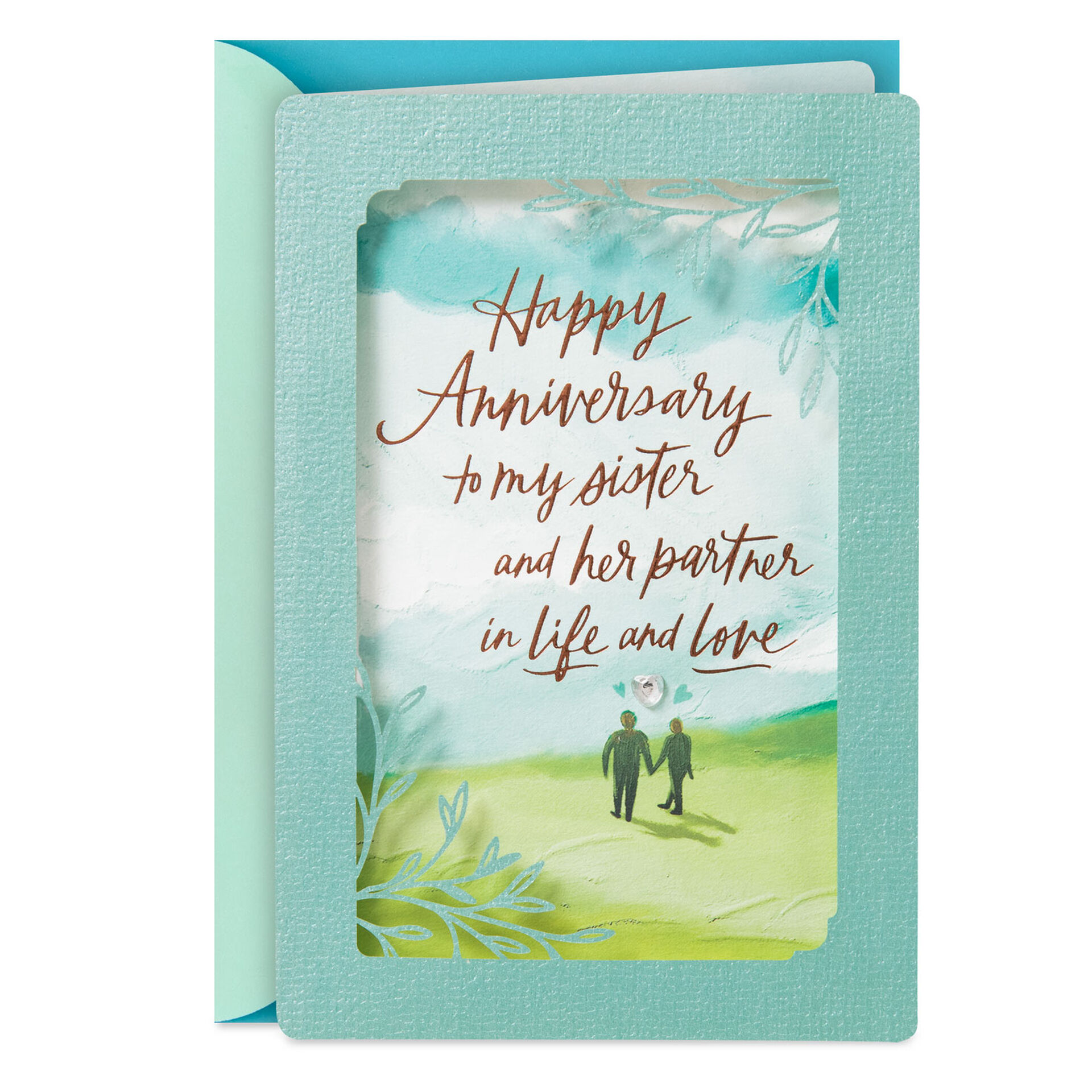 Couple-Walking-Painting-Sister-&-Spouse-Anniversary-Card_759AVY3232_01