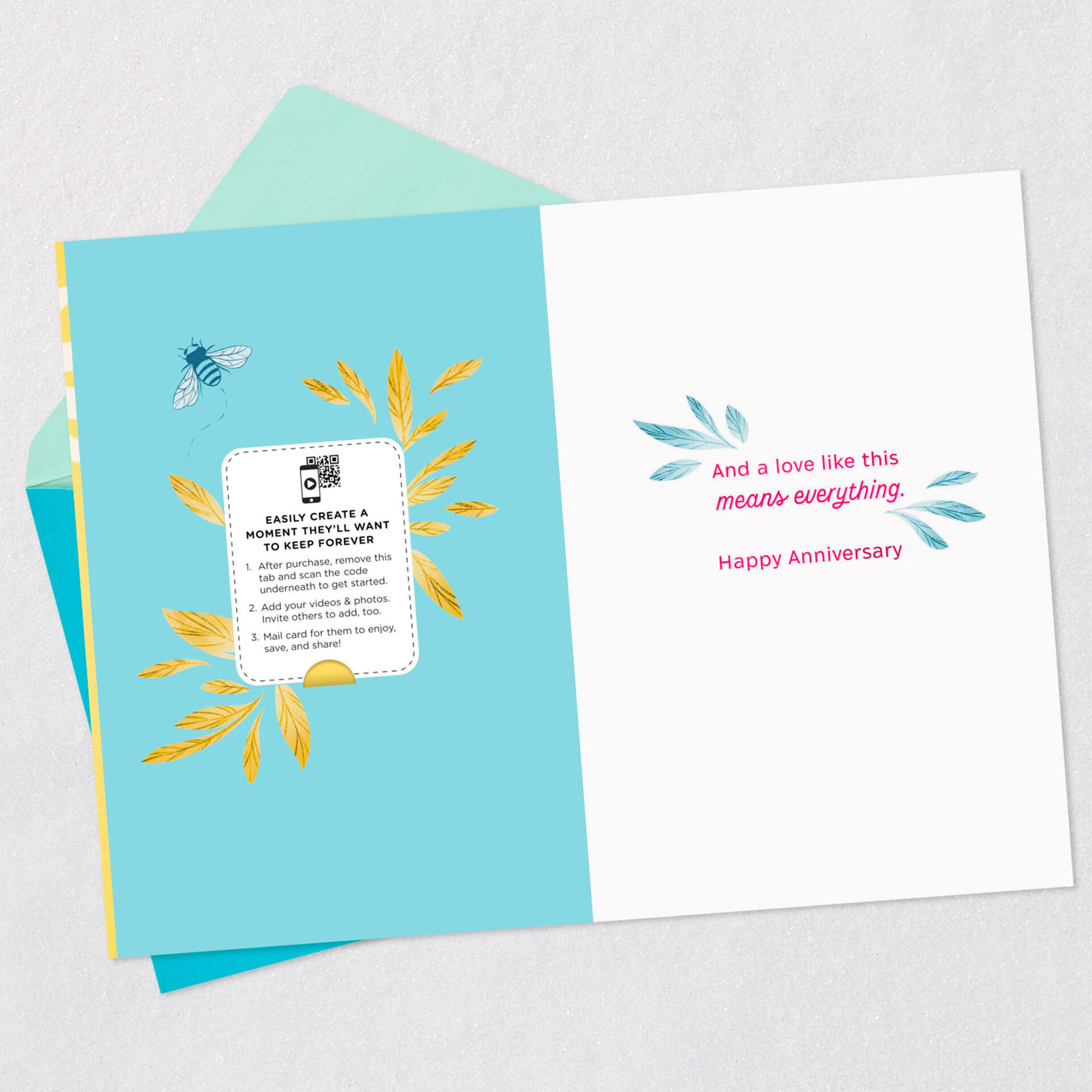 Daisies-and-Bees-Video-Greeting-Anniversary-Card_599NVG1016_03