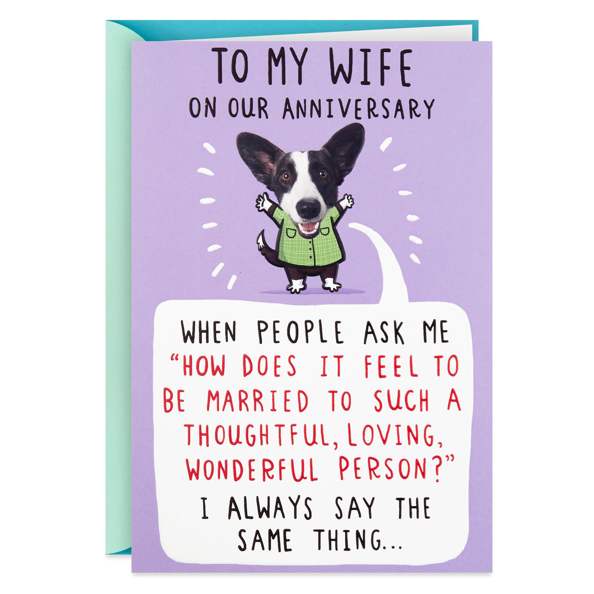 Dog-&-Word-Balloon-Funny-Anniversary-Card-for-Wife_399AVY2926_01