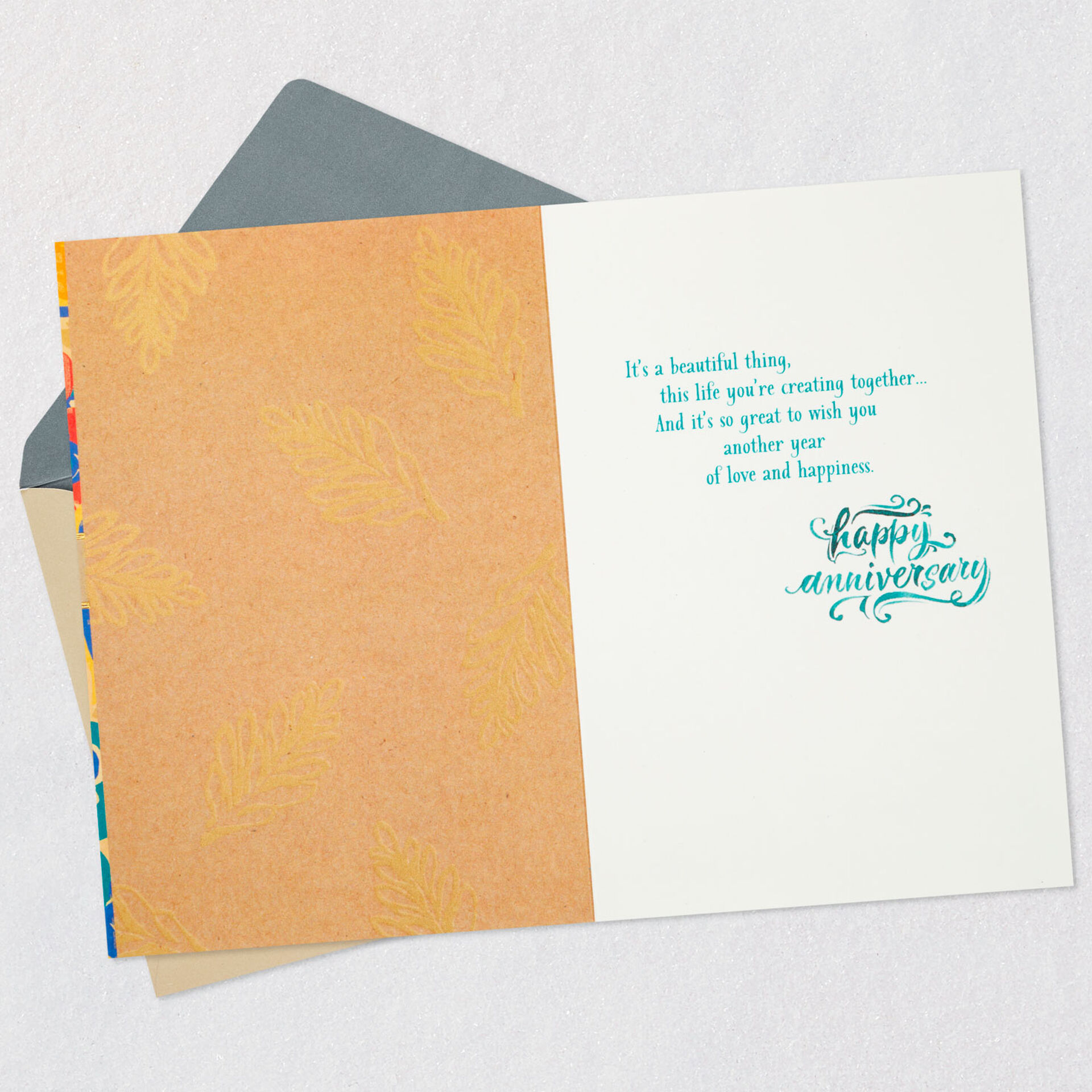 Flowers-Anniversary-Card-for-Son-&-DaughterinLaw_499AVY9893_03