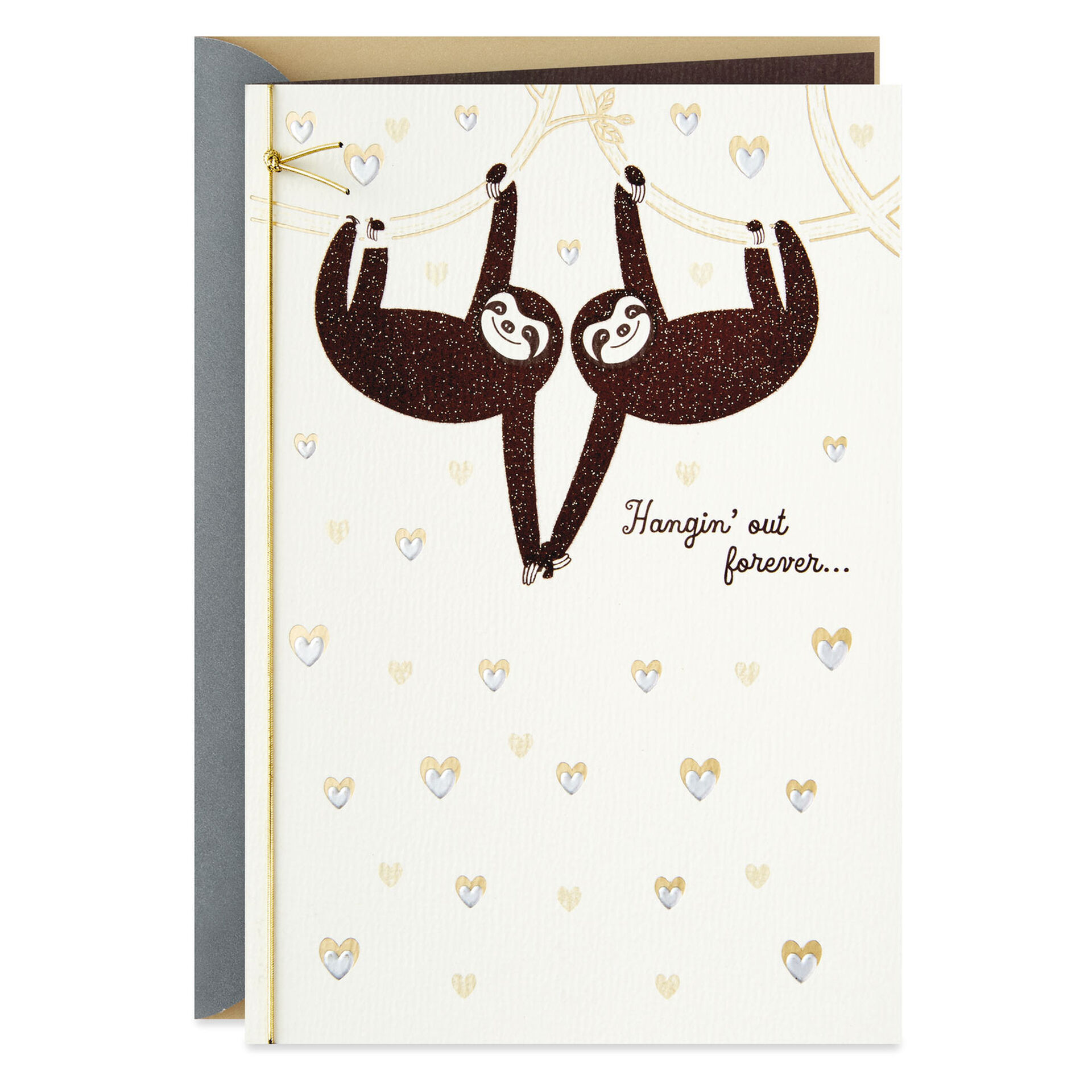 Two-Sloths-Hanging-From-Tree-Anniversary-Card_699AVY2600_01
