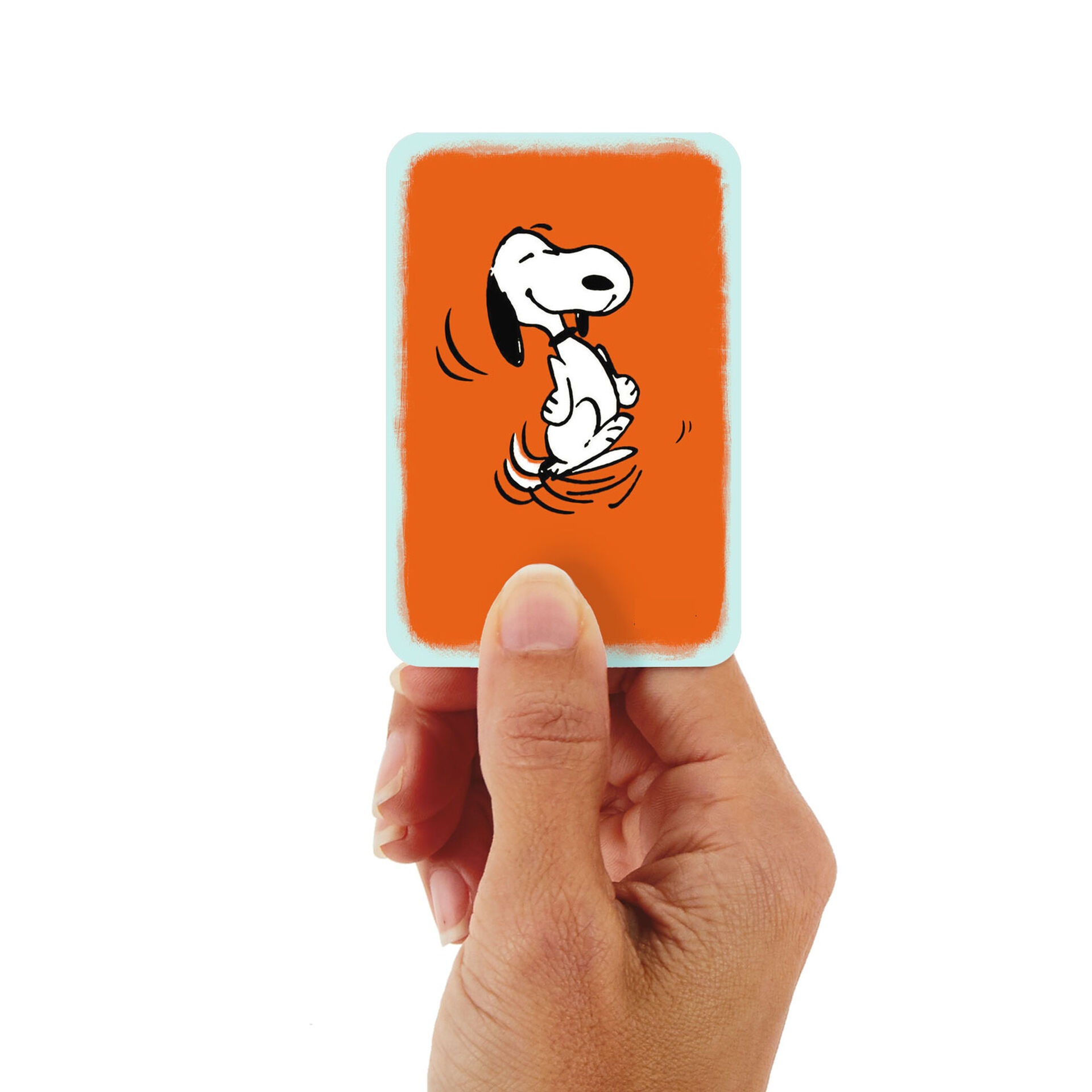 3.25-Mini-Peanuts-Snoopy-Happy-Dance-Blank-Card_199LJB1242_01