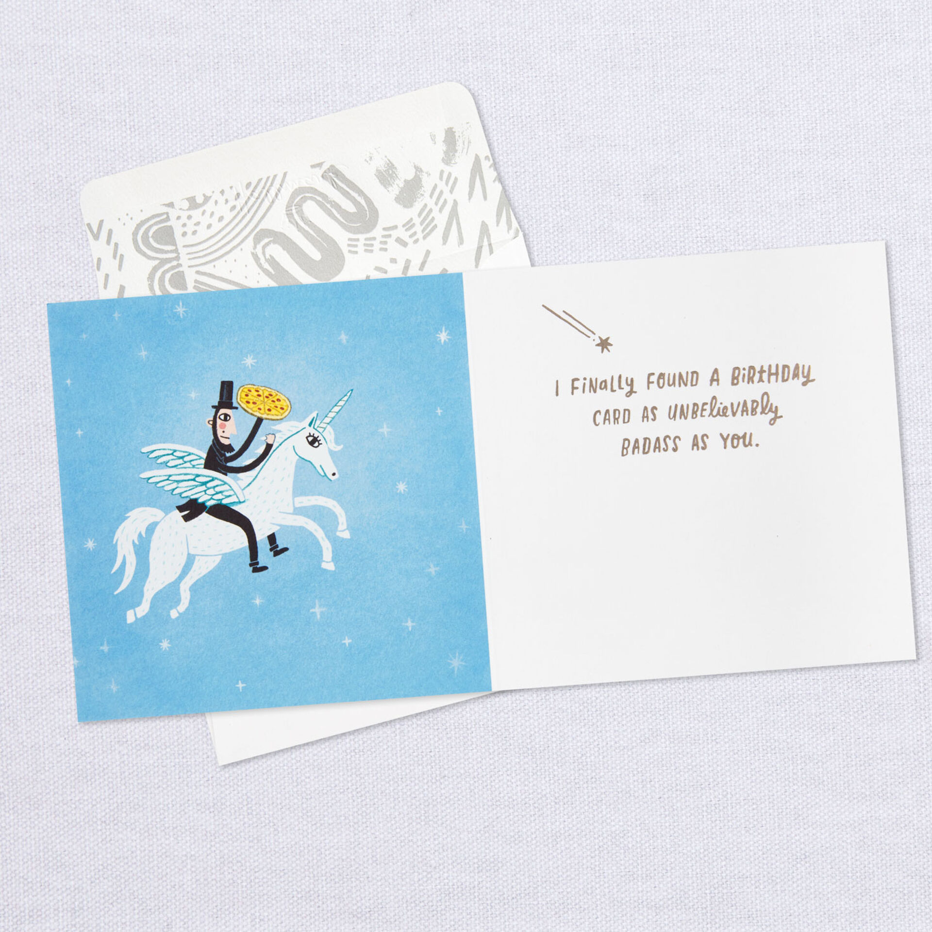 Abraham-Lincoln-Riding-a-Unicorn-Birthday-Card_399YYB1209_03