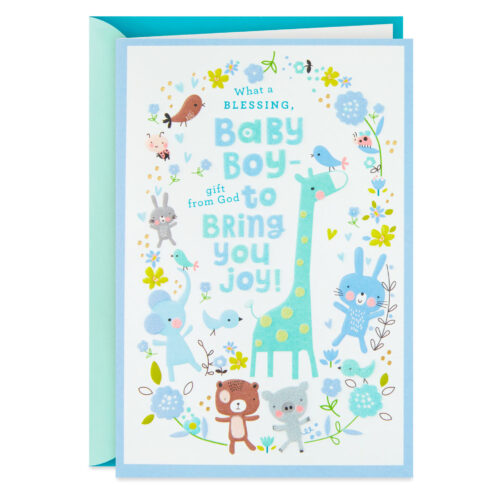 Animal-Friends-Religious-New-Baby-Boy-Card_399CEY9916_01