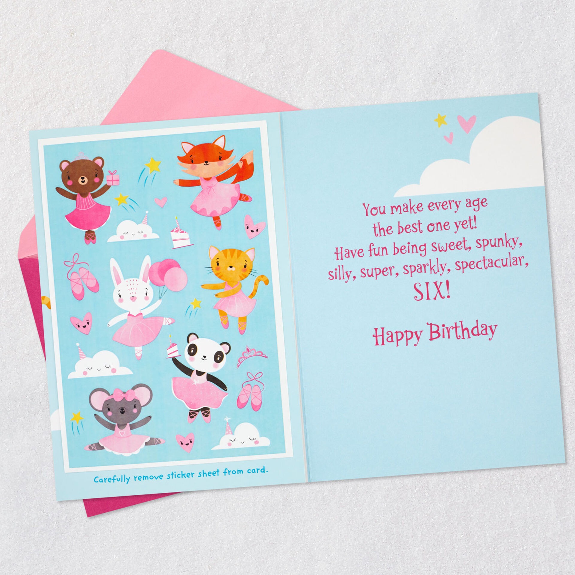 Ballerina-Animals-6th-Birthday-Card-With-Stickers_459HKB6121_03