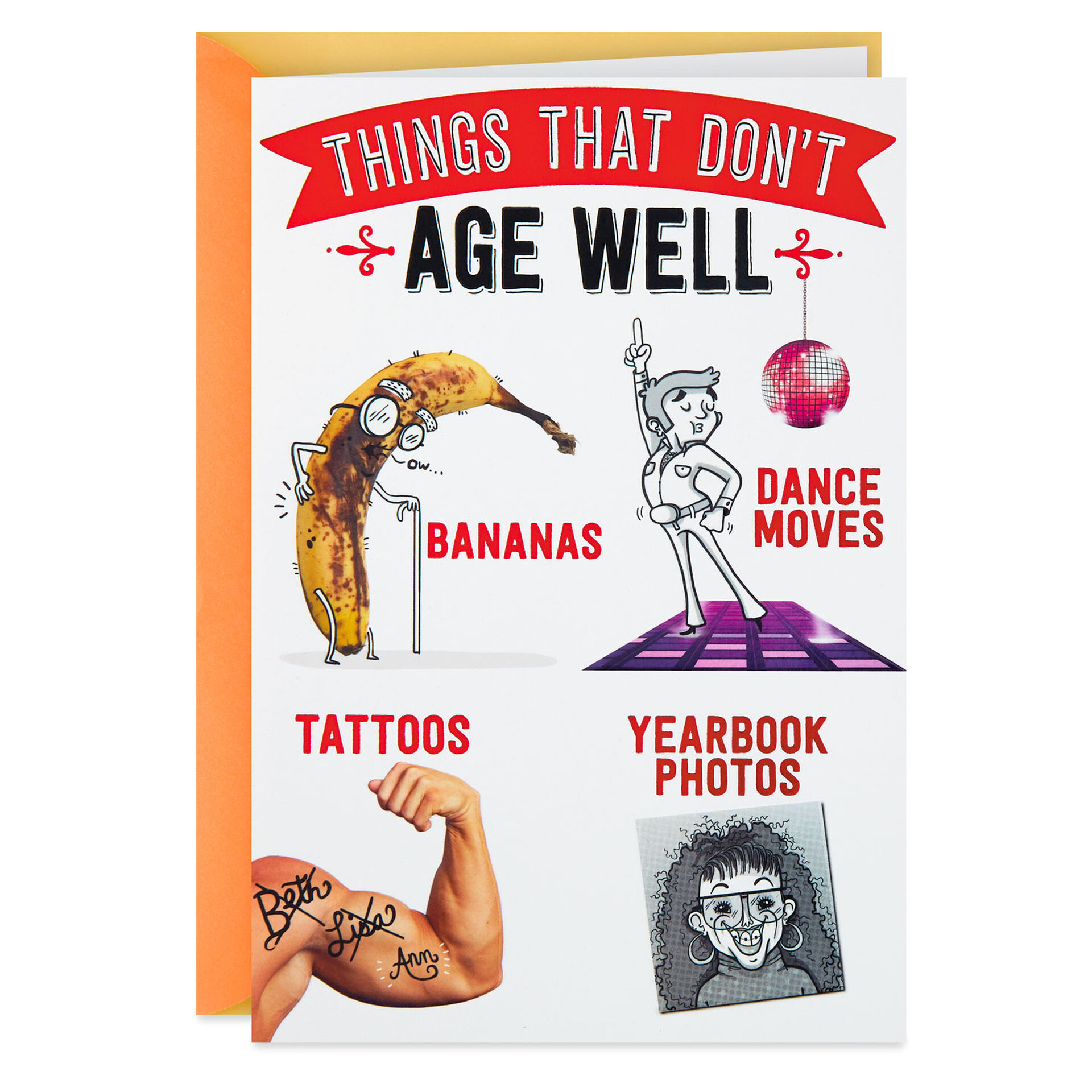 Banana-Disco-and-Tattoos-Funny-Birthday-Card_459HBD9639_01
