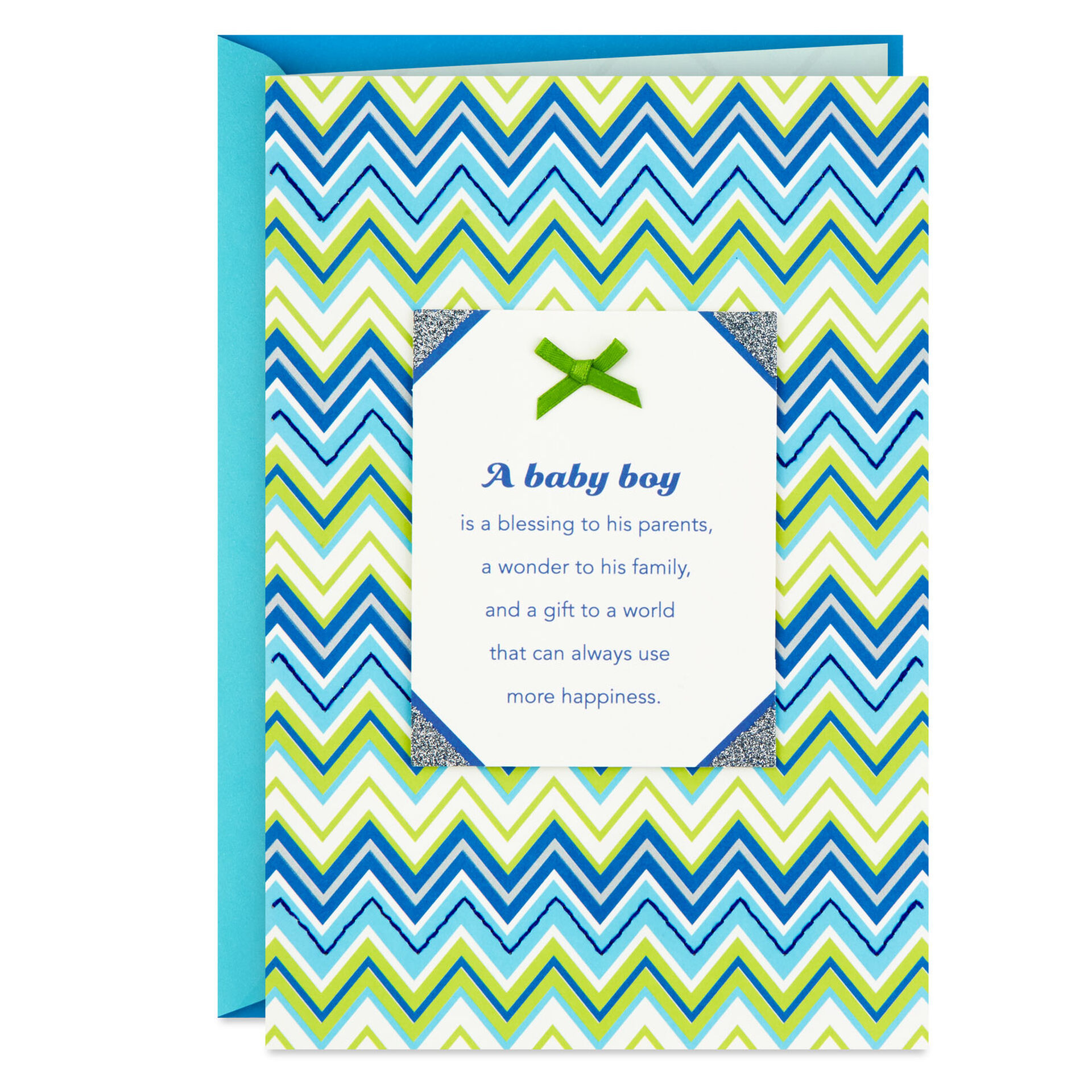 Blue-and-Green-Chevron-Pattern-New-Baby-Boy-Card_799G1941_01