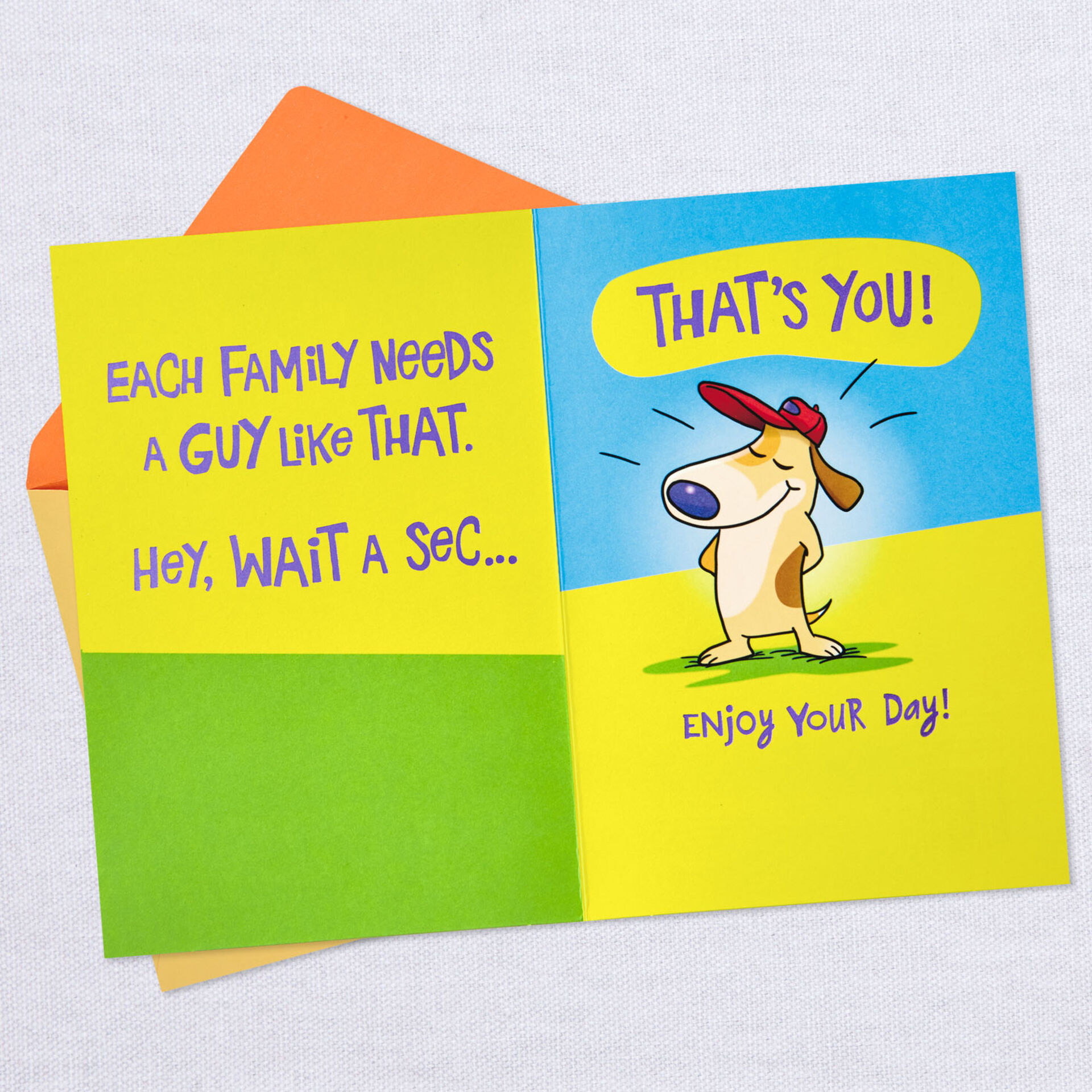 Boy-Dog-in-Ball-Cap-Grandson-Birthday-Card_499MAN3421_05