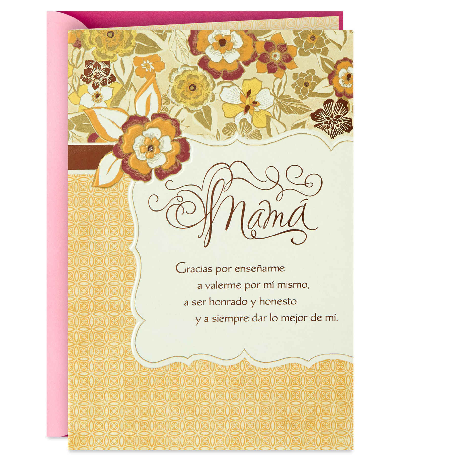 Bronzed-Flowers-SpanishLanguage-Birthday-Card-for-Mom_359BIF1109_01