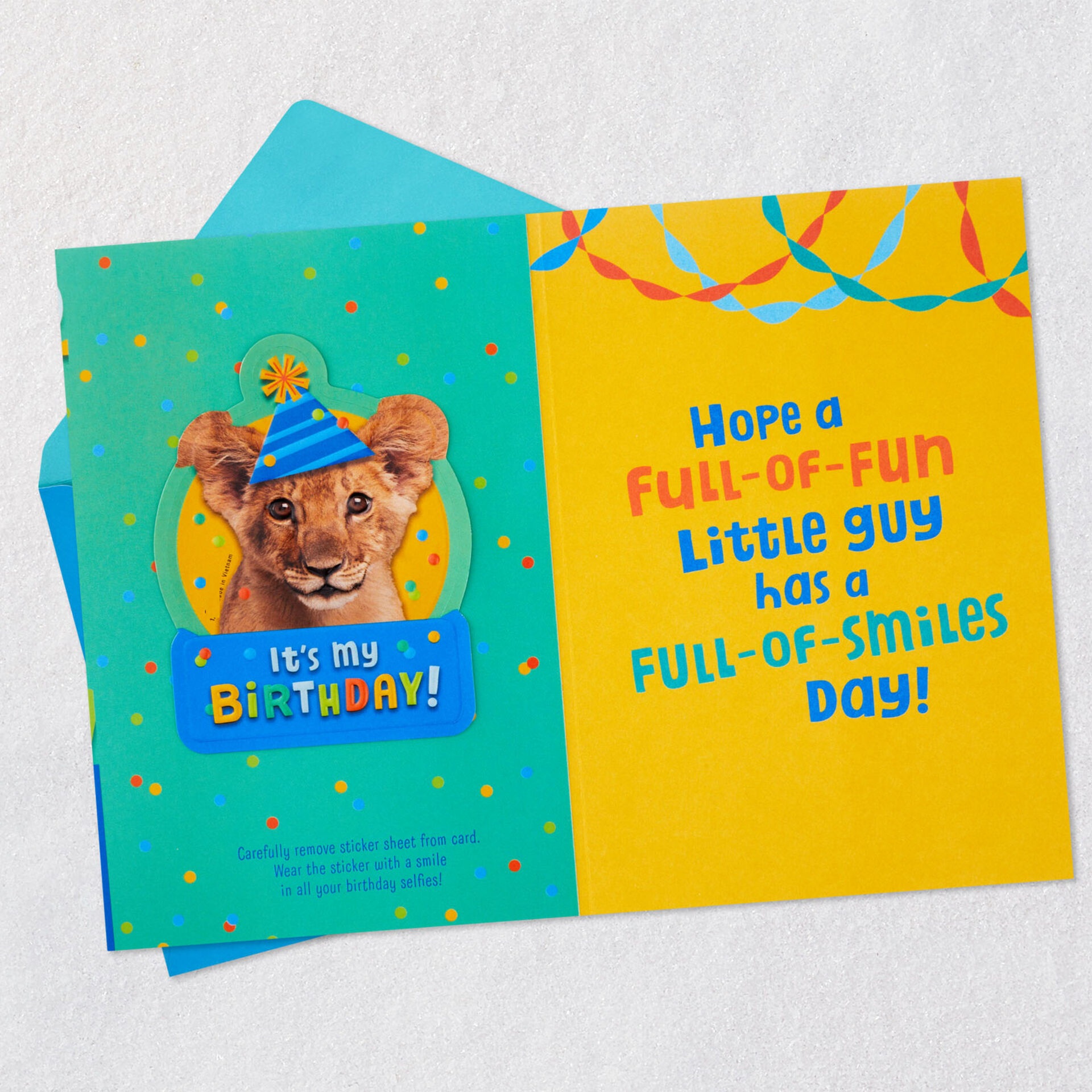 Cute-Lion-Kids-Birthday-Card-for-Him-With-Sticker_399HKB5922_03