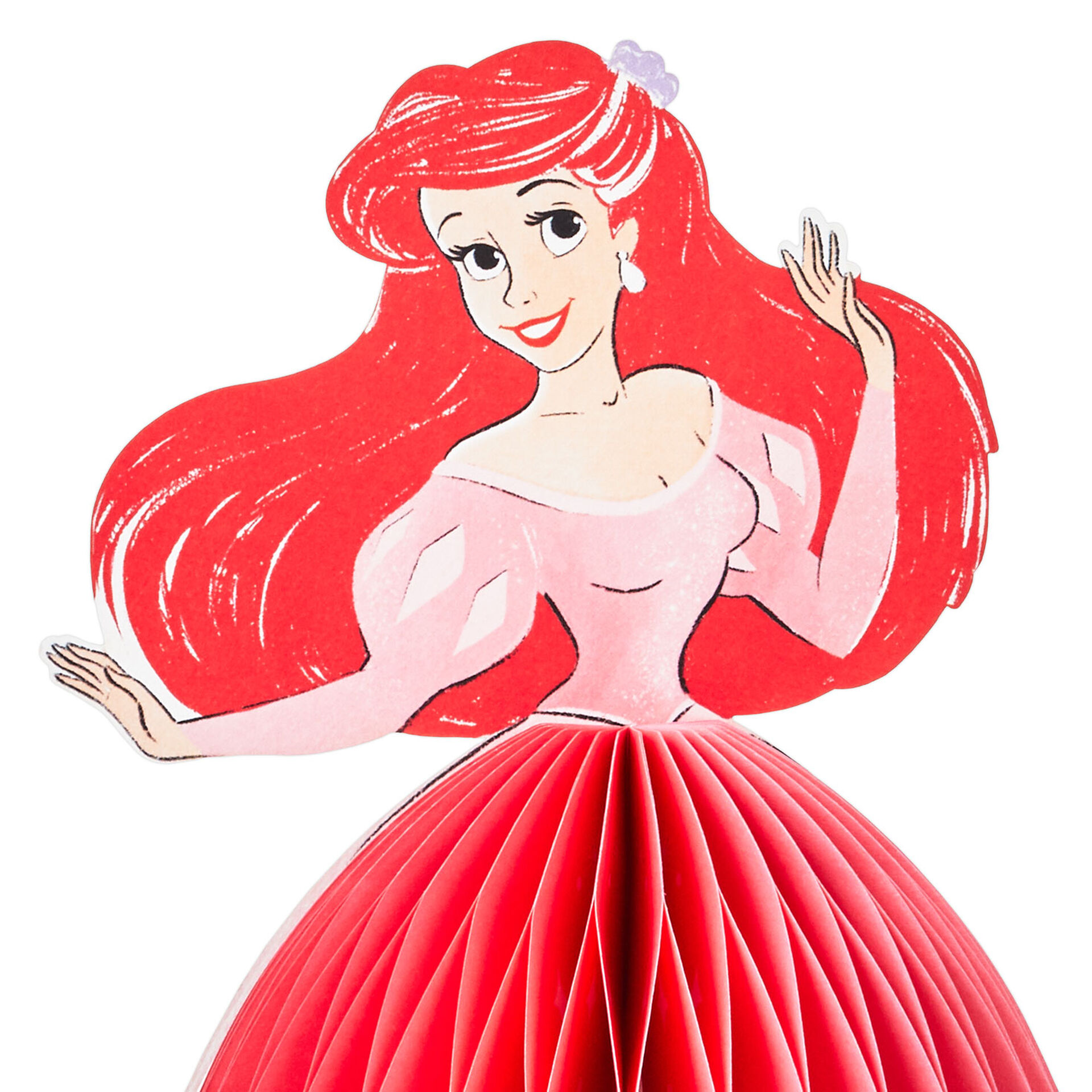 Disney-Princess-Ariel-Honeycomb-Dress-3D-PopUp-Card_699WDR1189_06