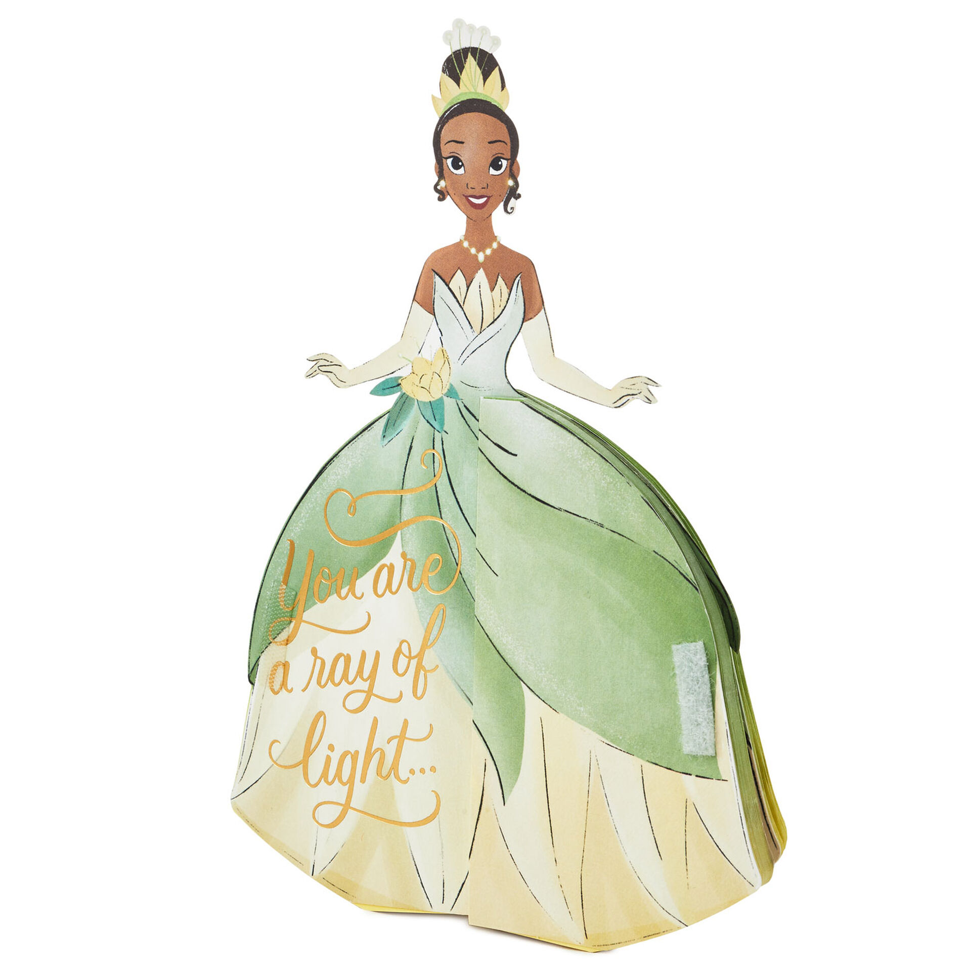 Disney-Princess-Tiana-Honeycomb-Dress-3D-PopUp-Card_699WDR1203_02
