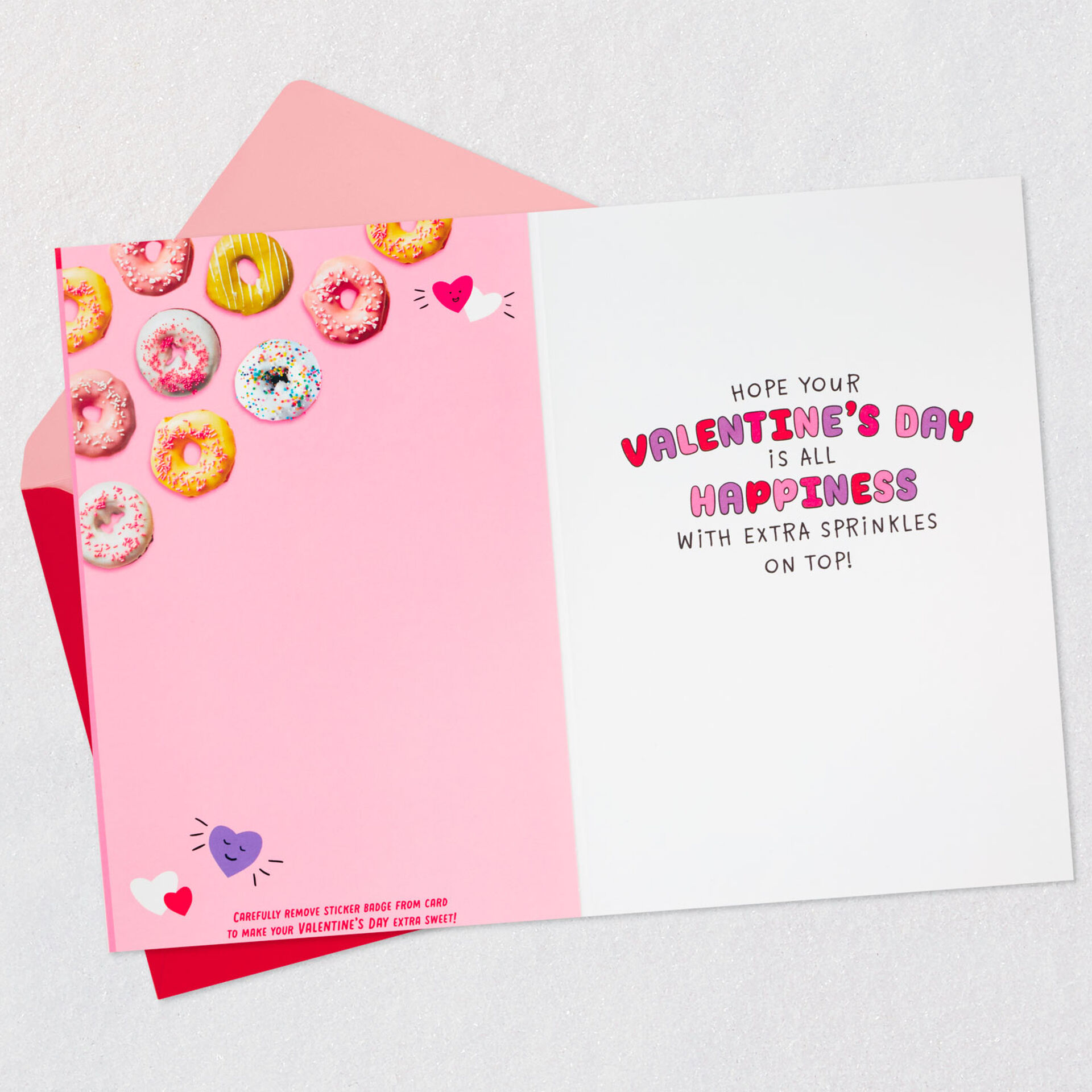 Donut-Sticker-Kids-Valentines-Day-Card-for-Granddaughter_599VEI5023_03