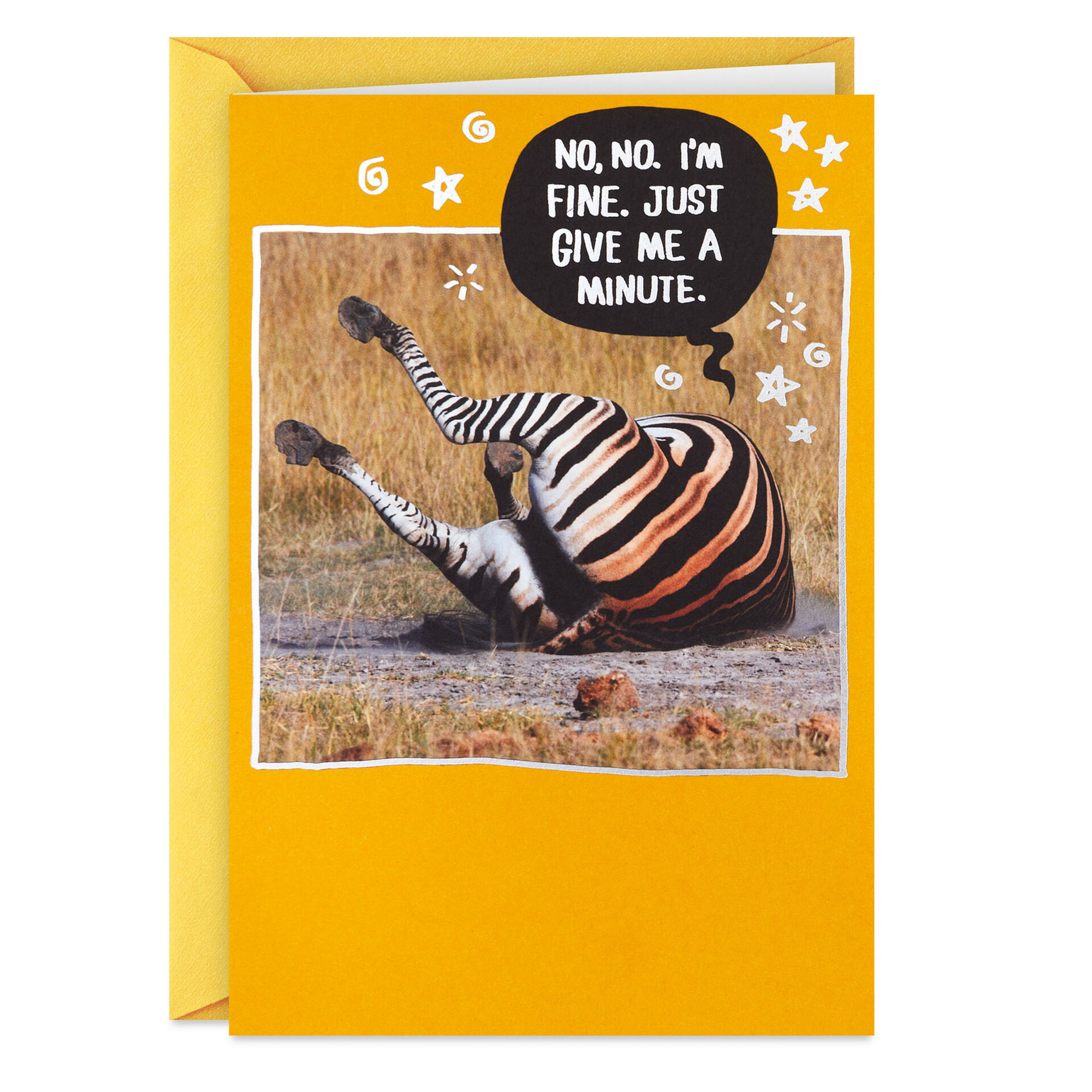 Fallen-Zebra-Funny-Get-Well-Card_399ZZF6404_01