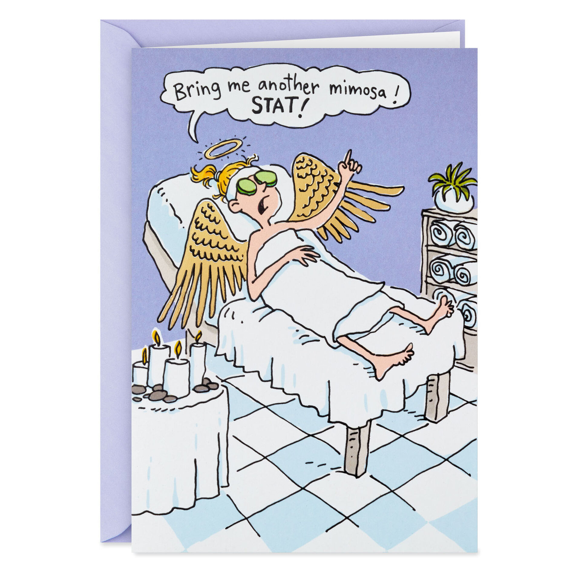 Guardian-Angel-at-Spa-Funny-Birthday-Card-for-Her_399ZZB9455_01