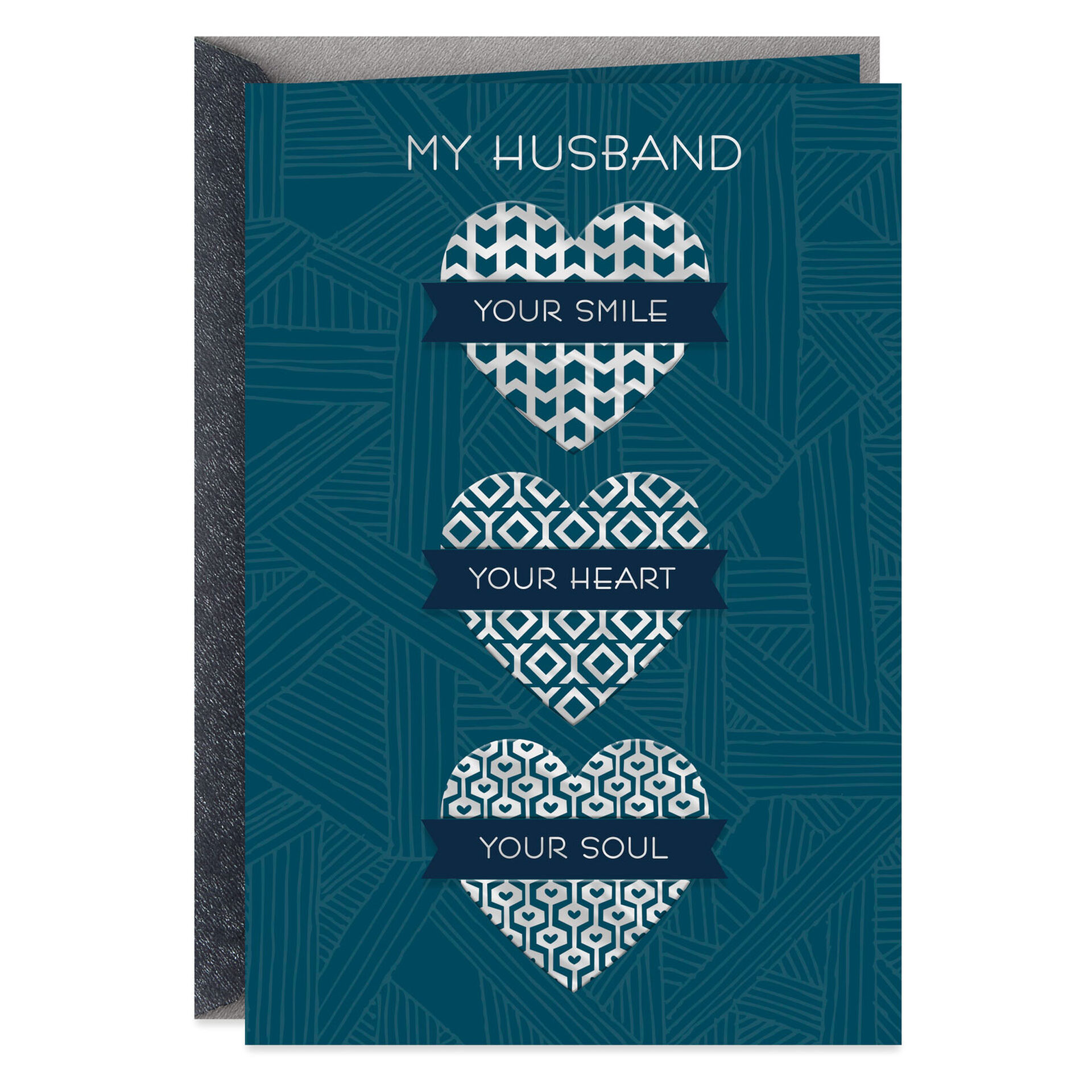 Heart-Trio-on-Blue-Birthday-Card-for-Husband_399MHB1795_01