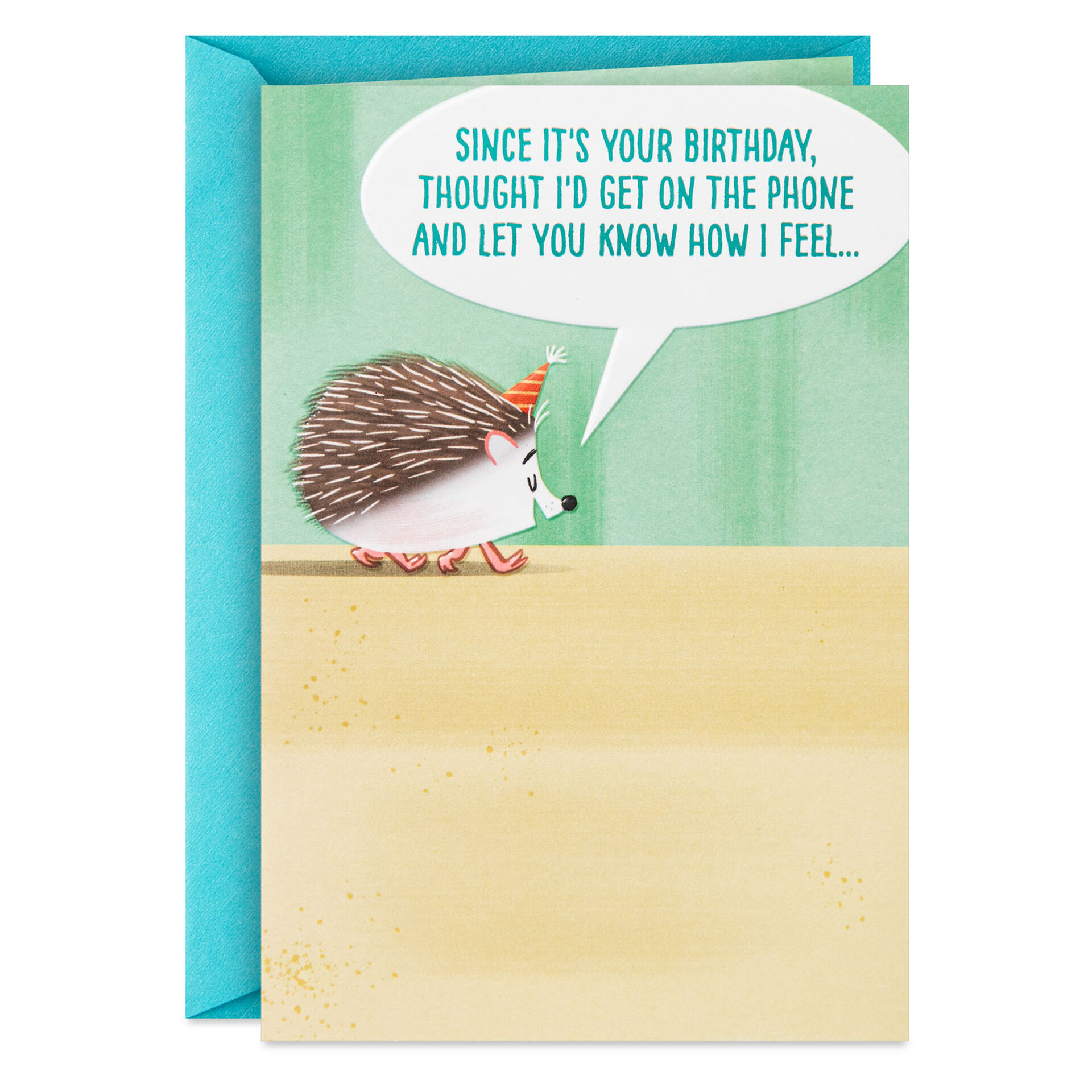 Hedgehog-on-Phone-Funny-Birthday-Card_399HBD4576_01