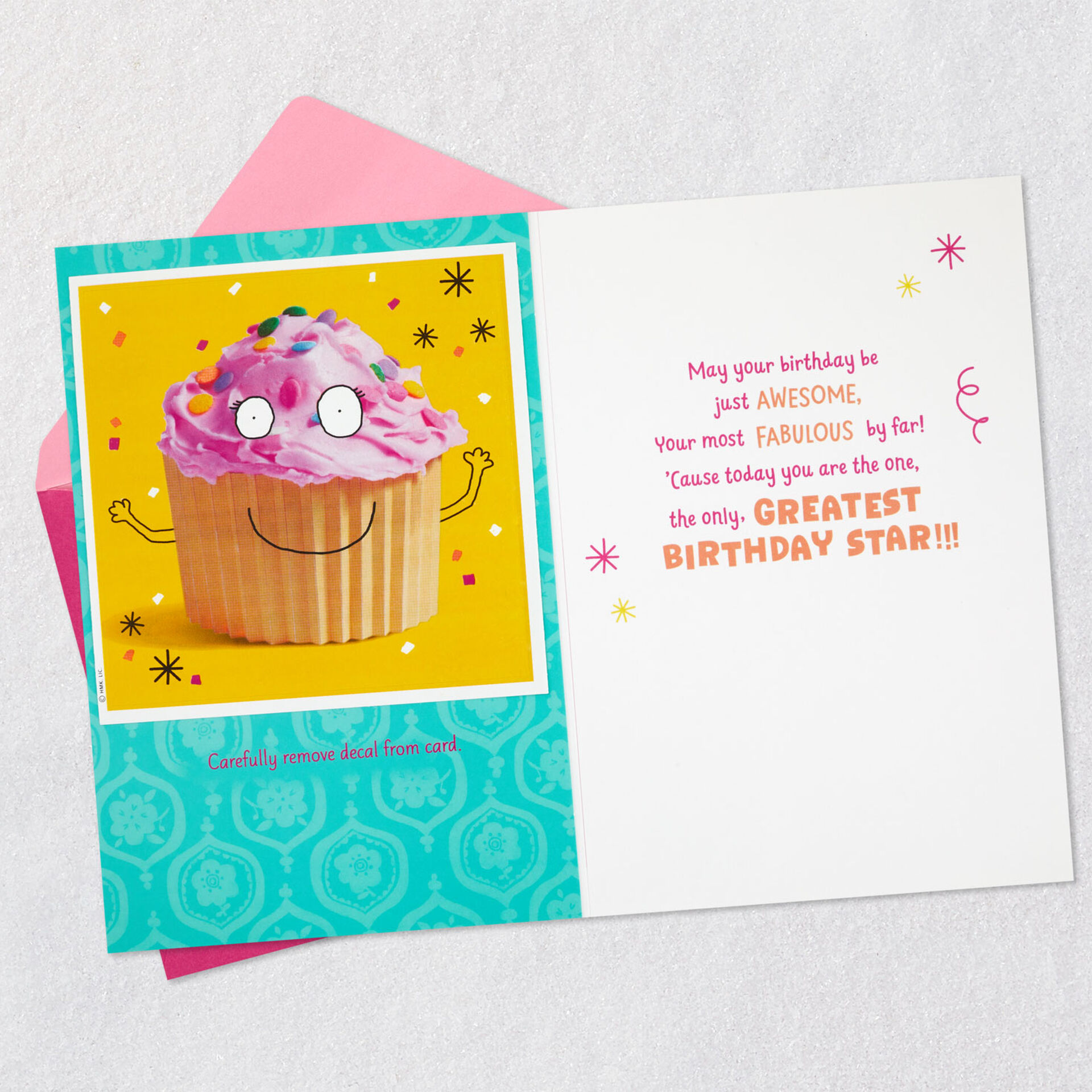 Hello-Cupcake-9th-Birthday-Card-With-Decal_499HKB7153_03