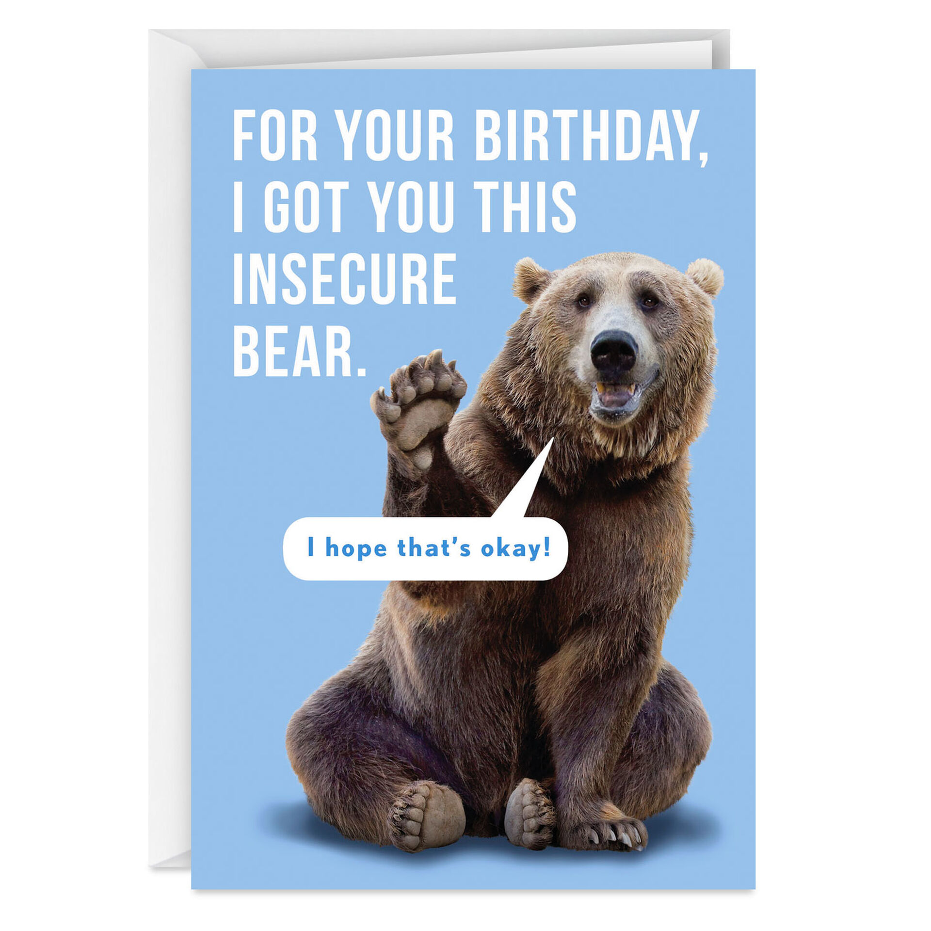 Insecure-Bear-Funny-Birthday-Card_369ZZB4066_01