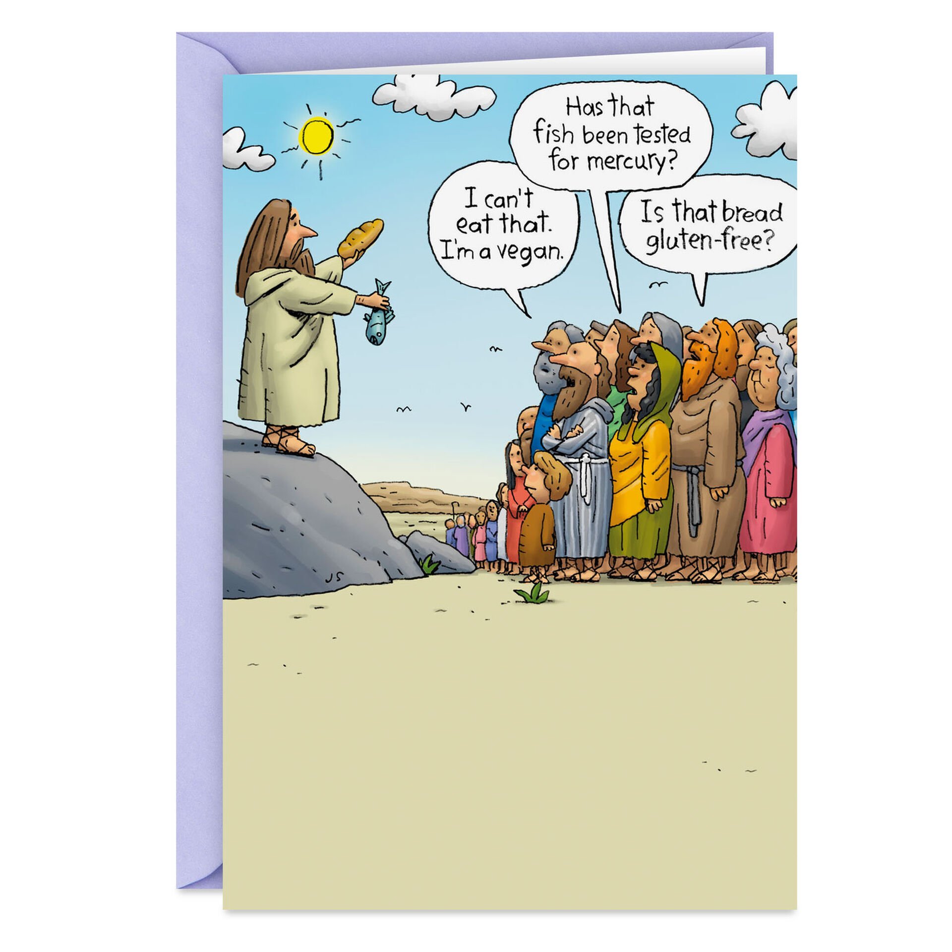 Jesus-and-Picky-Eaters-Funny-Birthday-Card_369ZZB9292_01