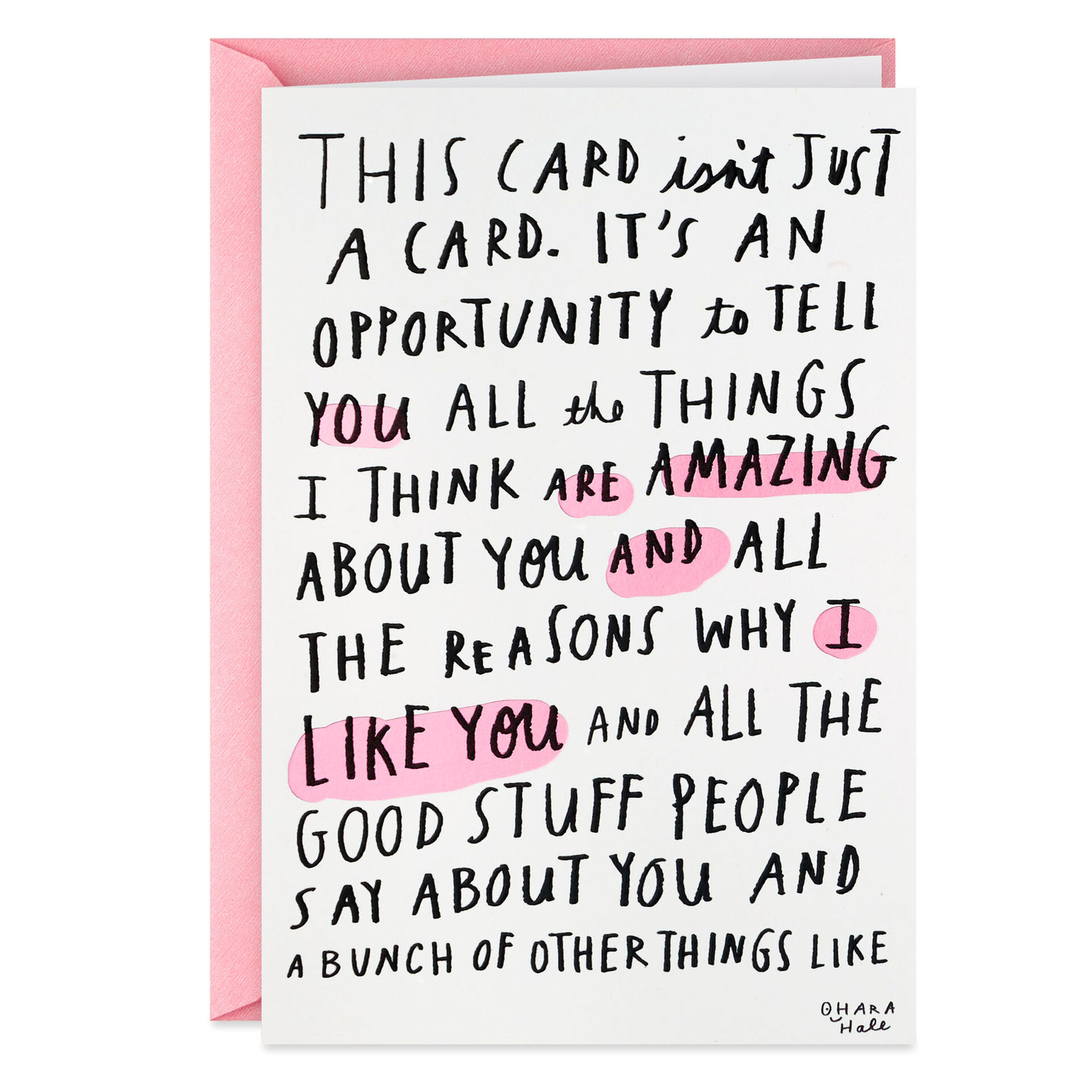 Lots-of-Lettering-and-Compliments-Funny-Birthday-Card_399ZZB9656_01