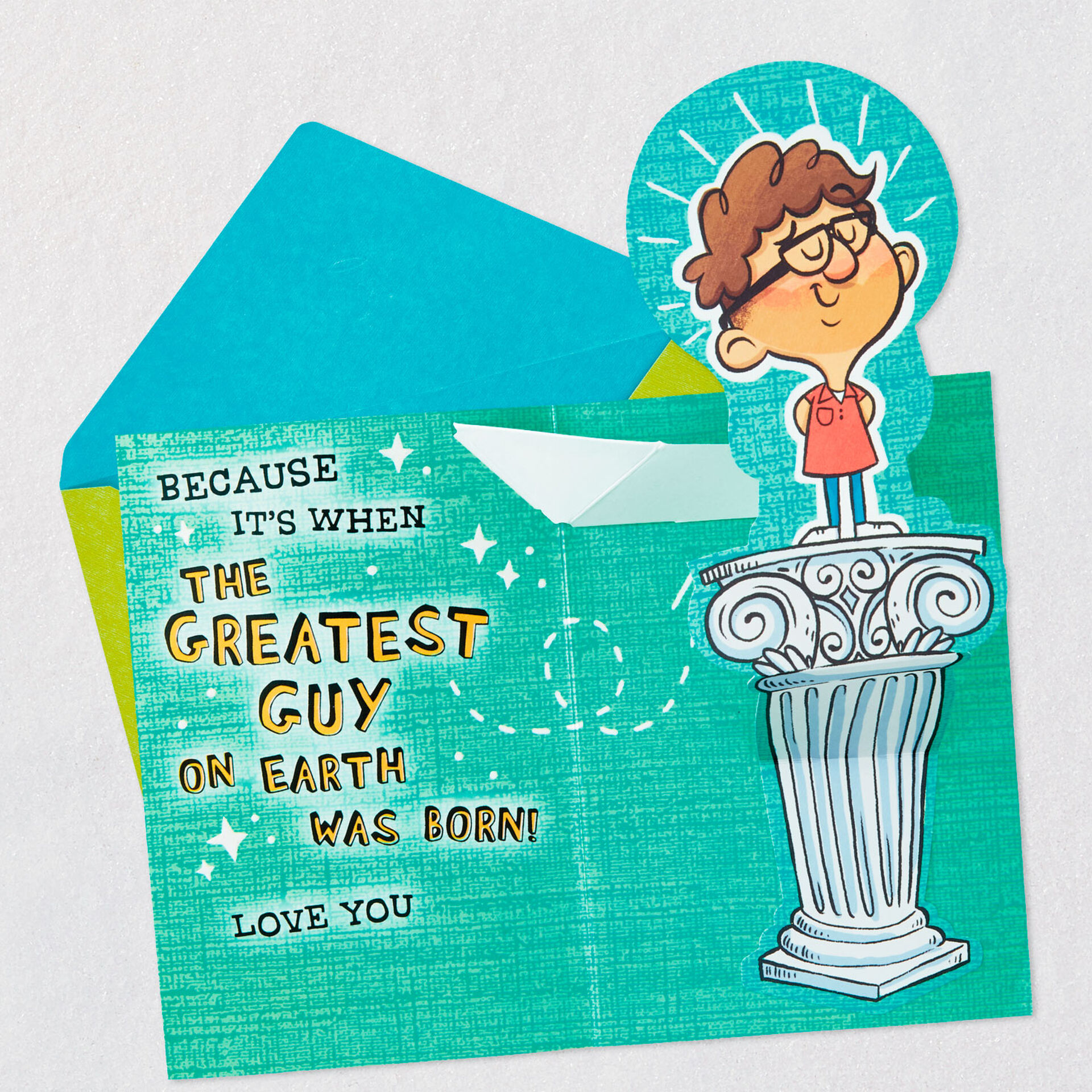 Man-on-Pedestal-Funny-PopUp-Love-Birthday-Card-for-Him_559MAN3882_03