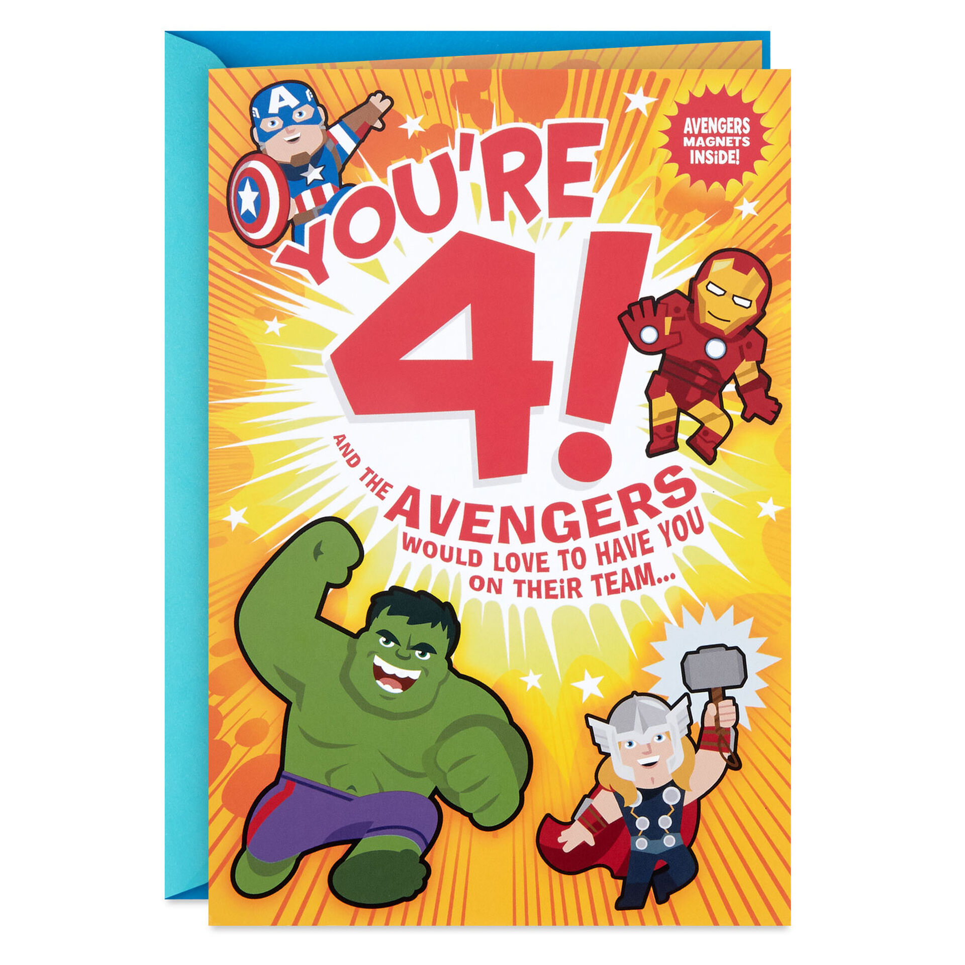 Marvel-Avengers-Kids-4th-Birthday-Card-With-Magnets_559HKB5263_01