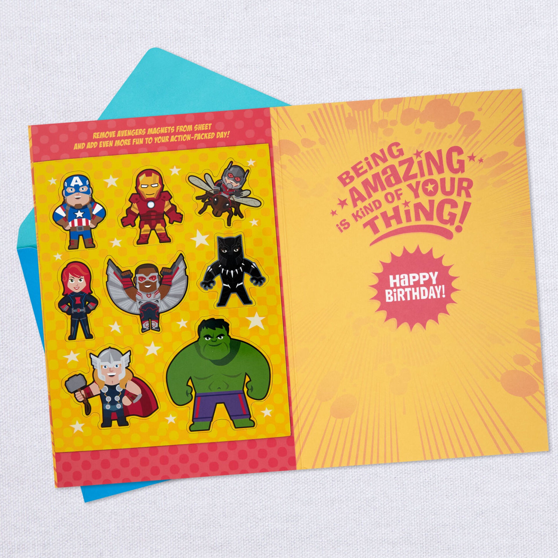 Marvel-Avengers-Kids-4th-Birthday-Card-With-Magnets_559HKB5263_03