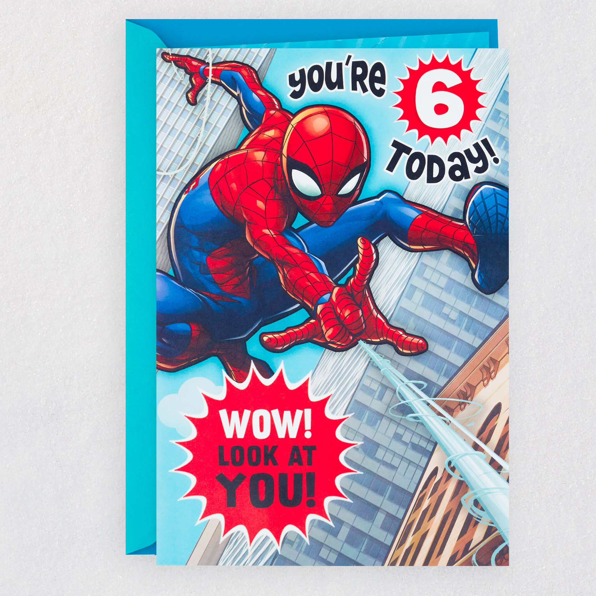 Marvel-SpiderMan-PopUp-6th-Birthday-Card-for-Boy_459HKB9088_01