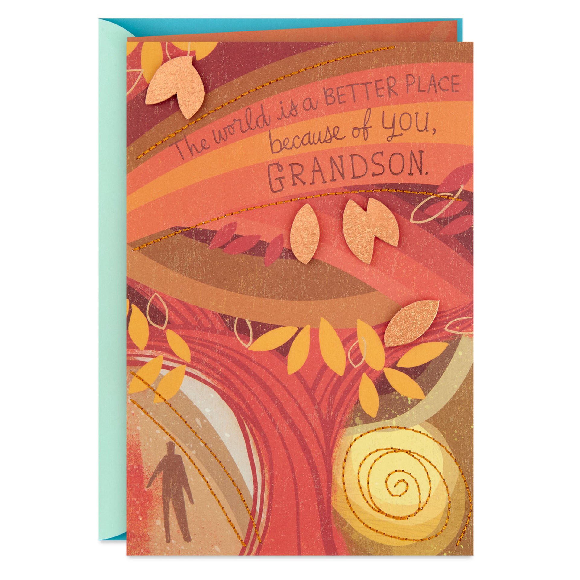Orange-and-Red-Tree-Birthday-Card-for-Grandson_699MAN3399_01