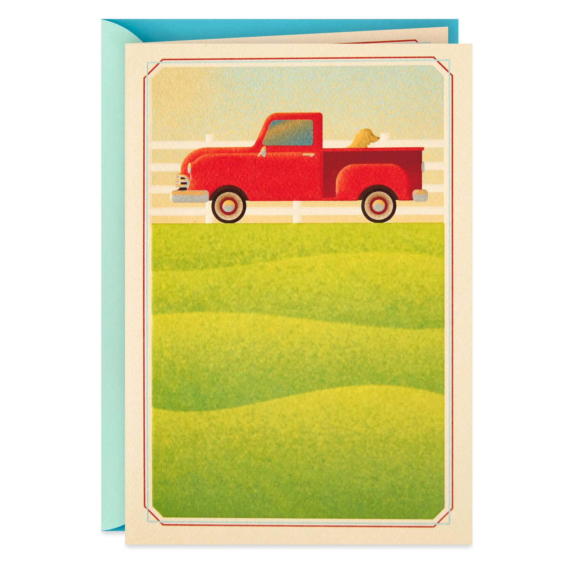 Red-PickUp-Truck-With-Dog-Encouragement-Card_299C3237_01