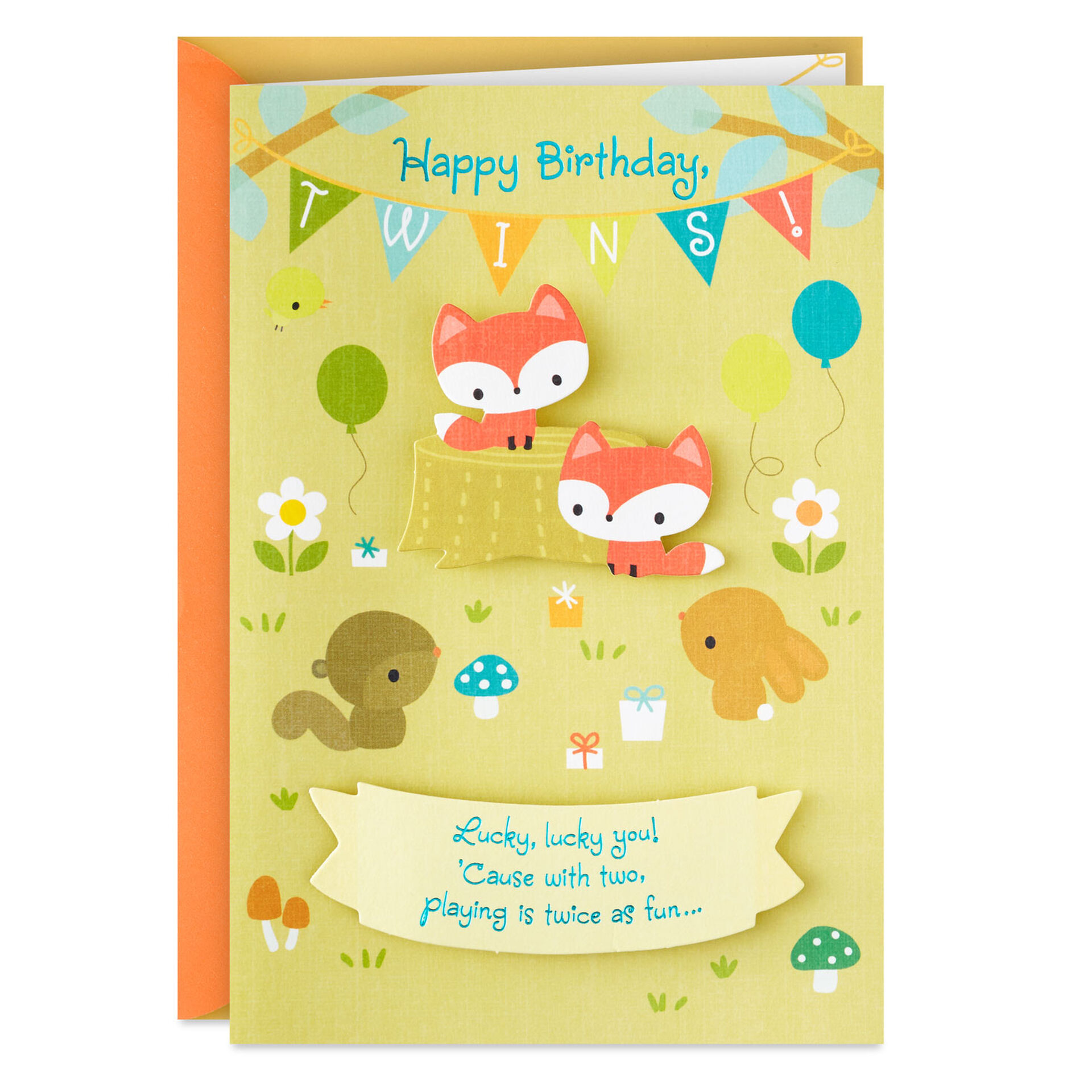 Two-Fox-Kids-Birthday-Card-for-Twins_399HKB7151_01