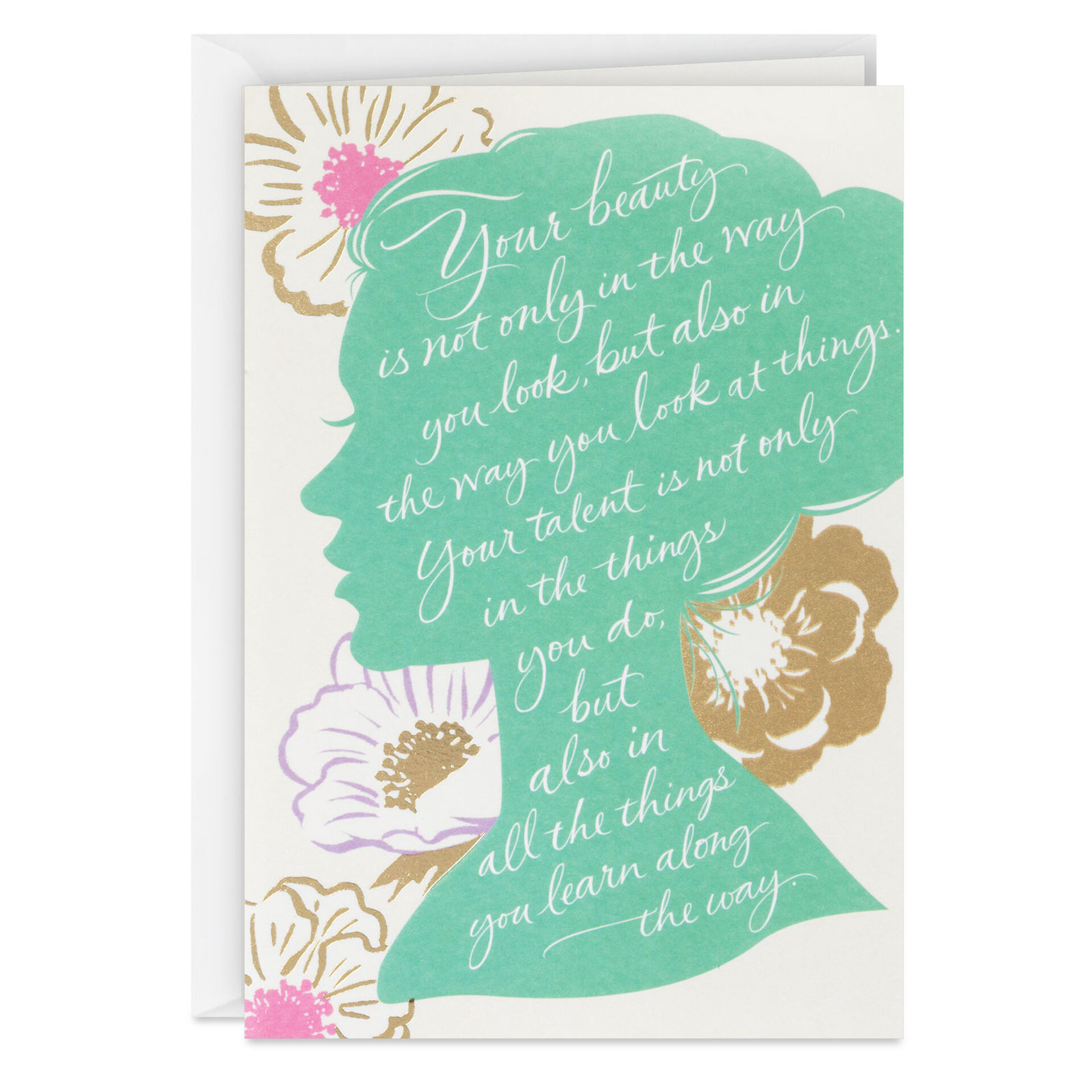 Woman-Silhouette-and-Flowers-Birthday-Card-for-Her_399HBD3806_01
