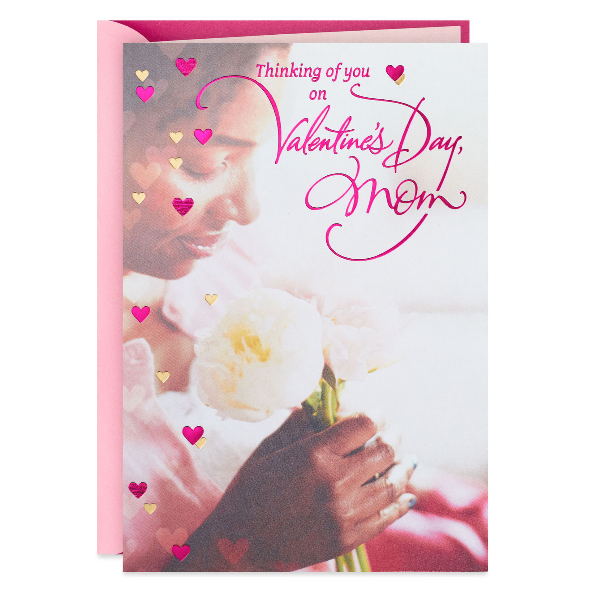 Woman-With-Flowers-Valentines-Day-Card-for-Mom_399SV4057_01