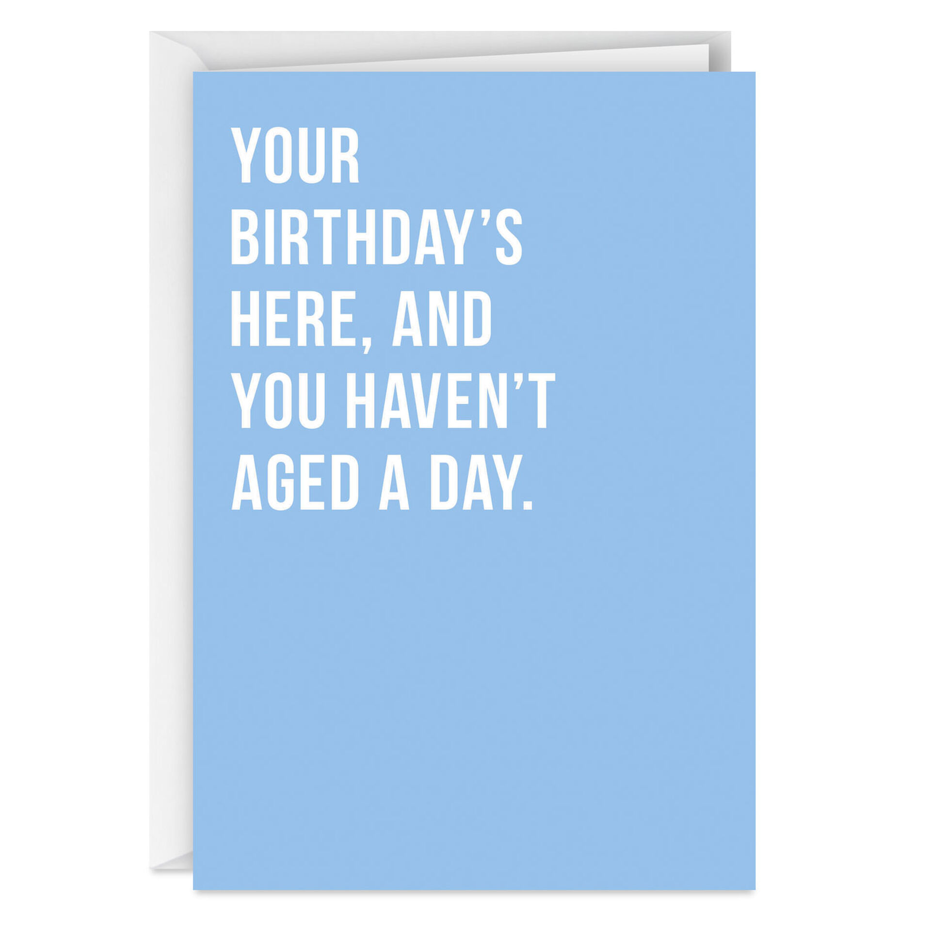 Youve-Aged-Lettering-on-Blue-Funny-Birthday-Card_369ZZB4085_01