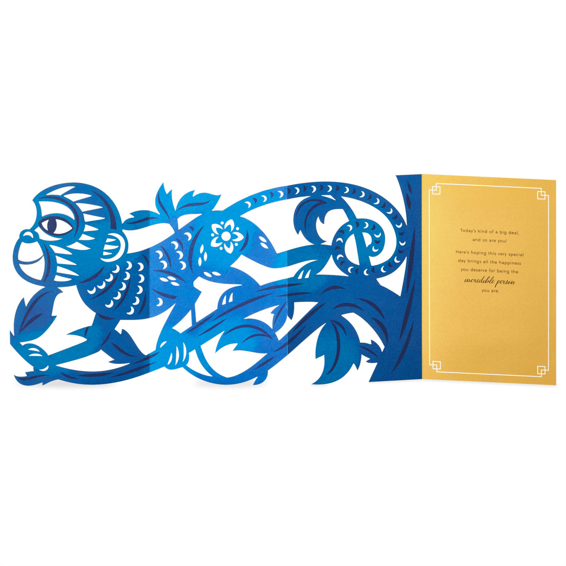 Zodiac-Monkey-FoldOut-DieCut-Birthday-Card_699SAY1031_02