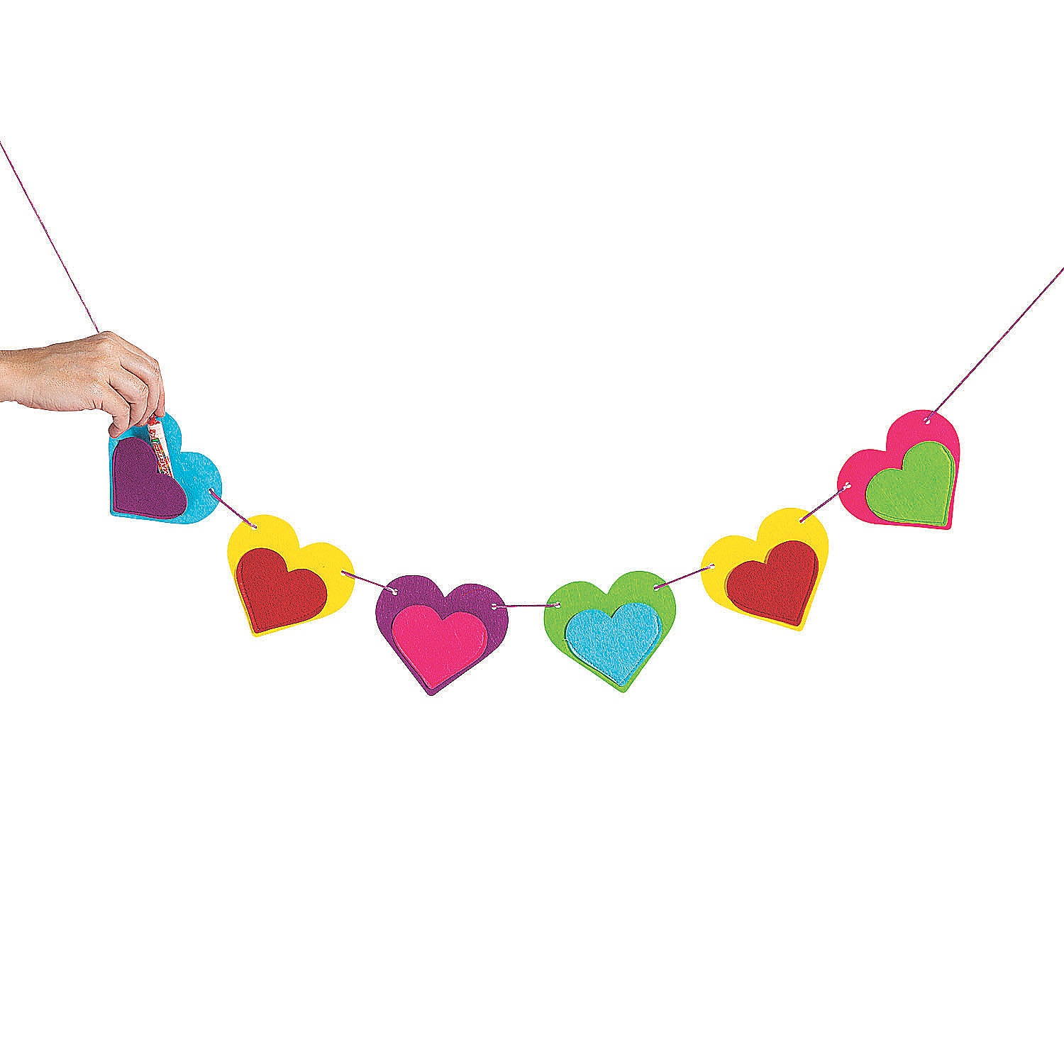 Valentine's Day Countdown Garland - 2 Pc. - GonaKart International