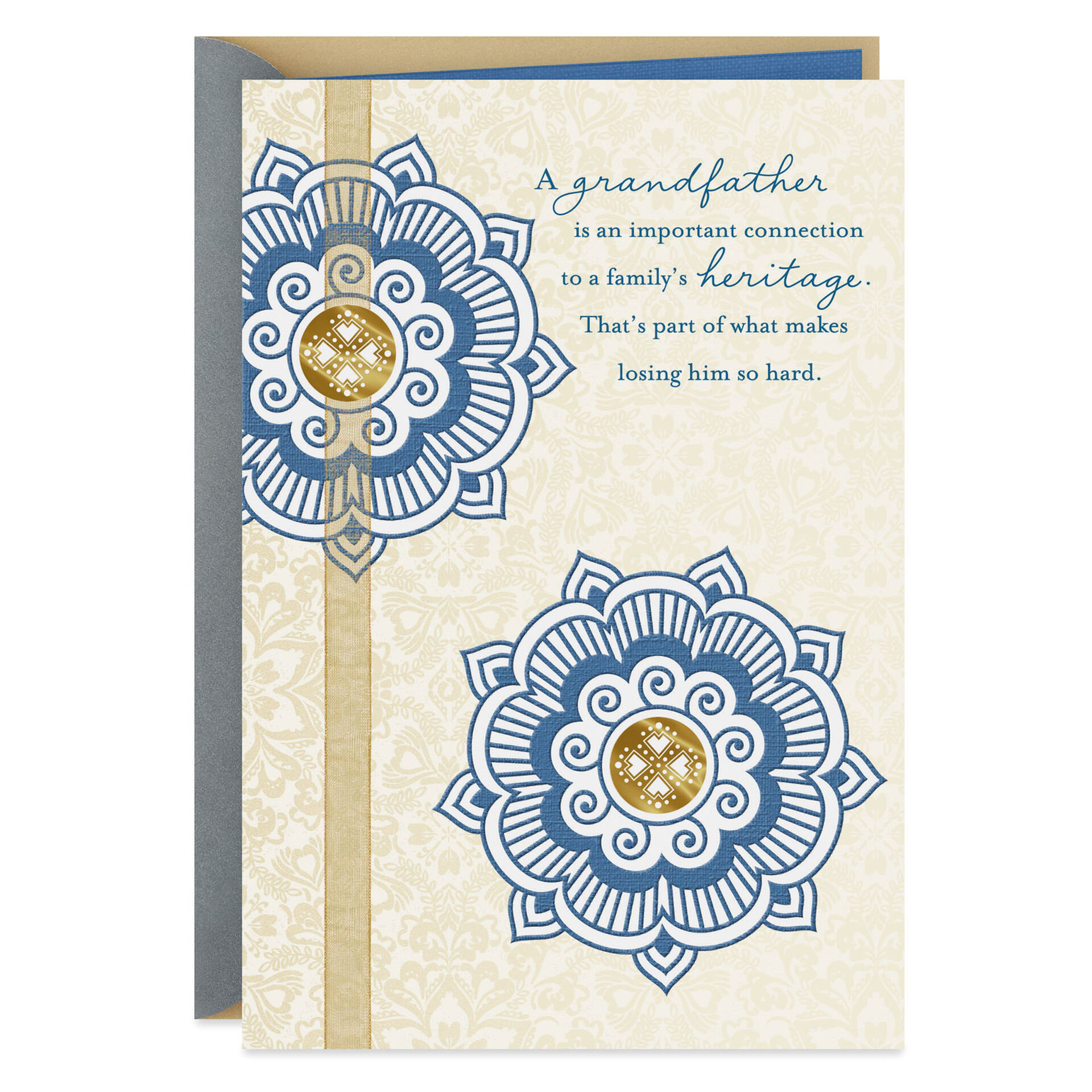 Blue-Medallions-Loss-of-Grandfather-Sympathy-Card_399S2609_01