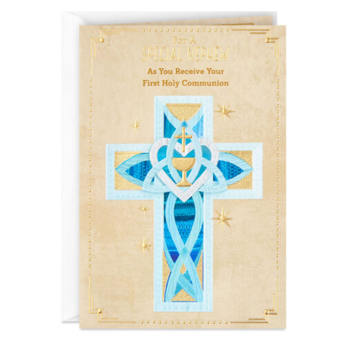 Celtic-Cross-Religious-First-Communion-Card-for-Nephew_399CEY3420_01