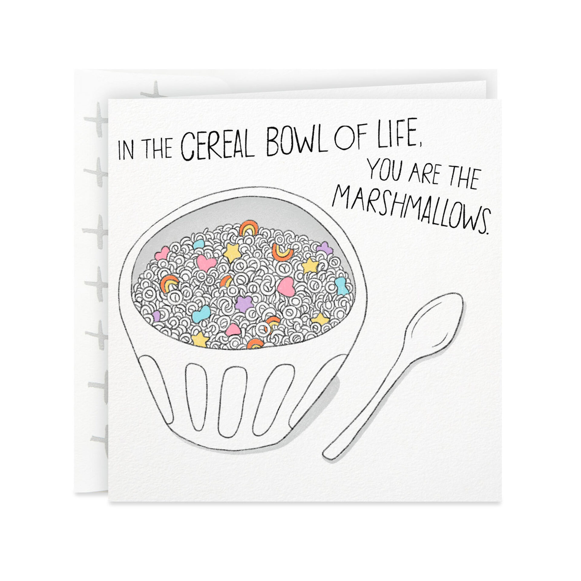 Cereal-Bowl-With-Marshmallows-Thinking-of-You-Card_299YYS1427_01