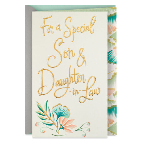 Flowers-Wedding-Card-for-Son-and-DaughterinLaw_399W3919_01