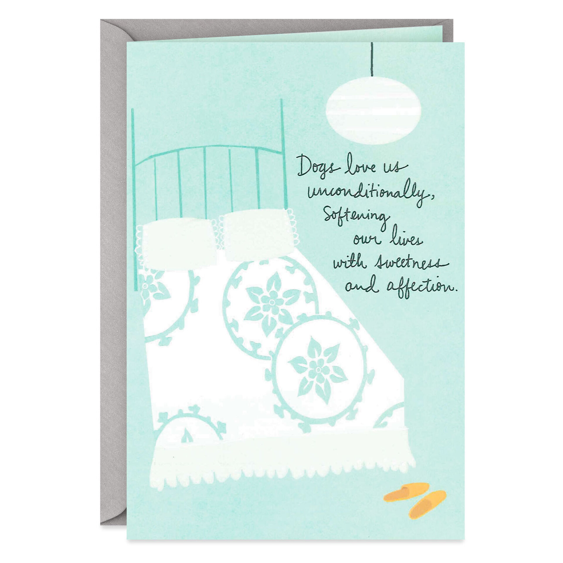 Slippers-by-Bed-Sympathy-Card-for-Loss-of-Dog_399S2640_01