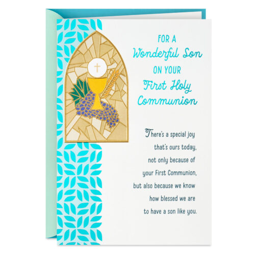 Stained-Glass-&-Cup-Religious-First-Communion-Card-for-Son_299CEY3423_01