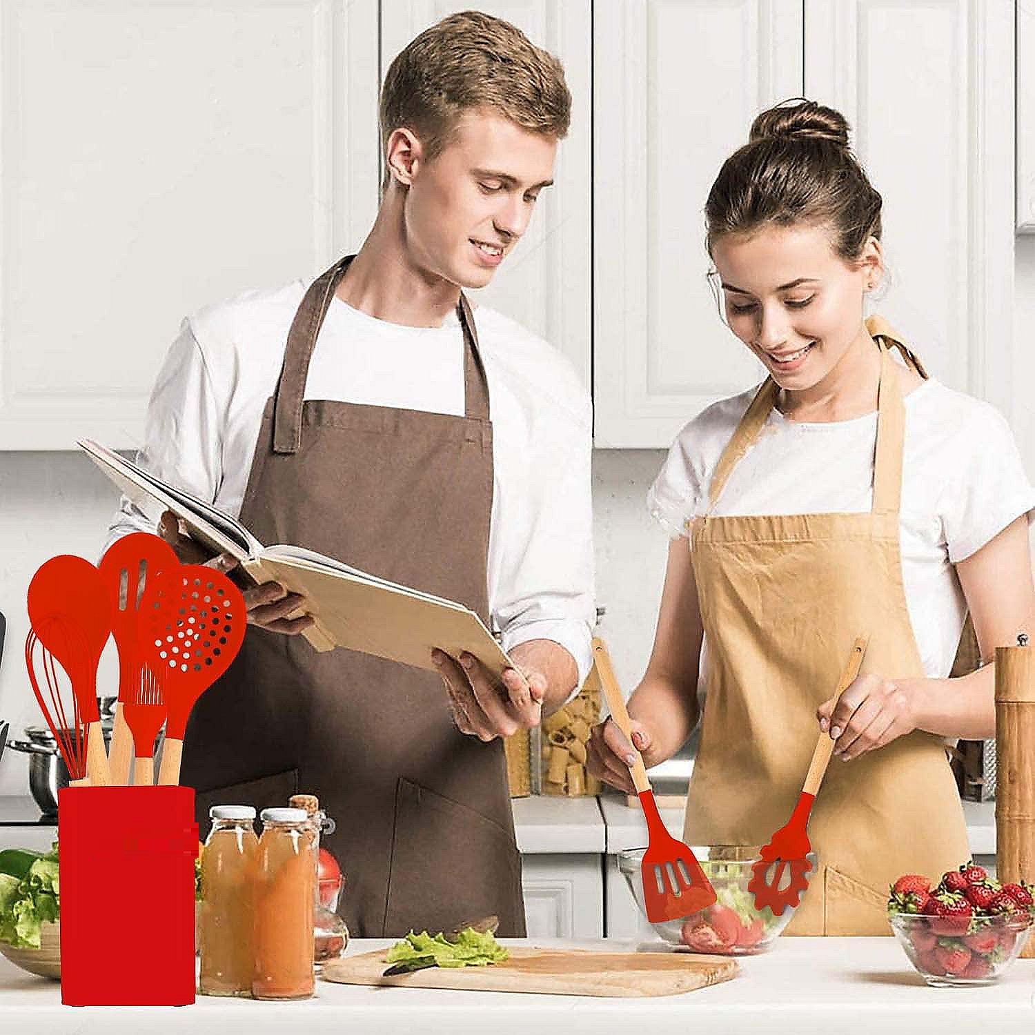 pure-parker-kitchen-silicone-cooking-utensil-13-piece-set-with-stand-red_14210980-a03$NOWA$