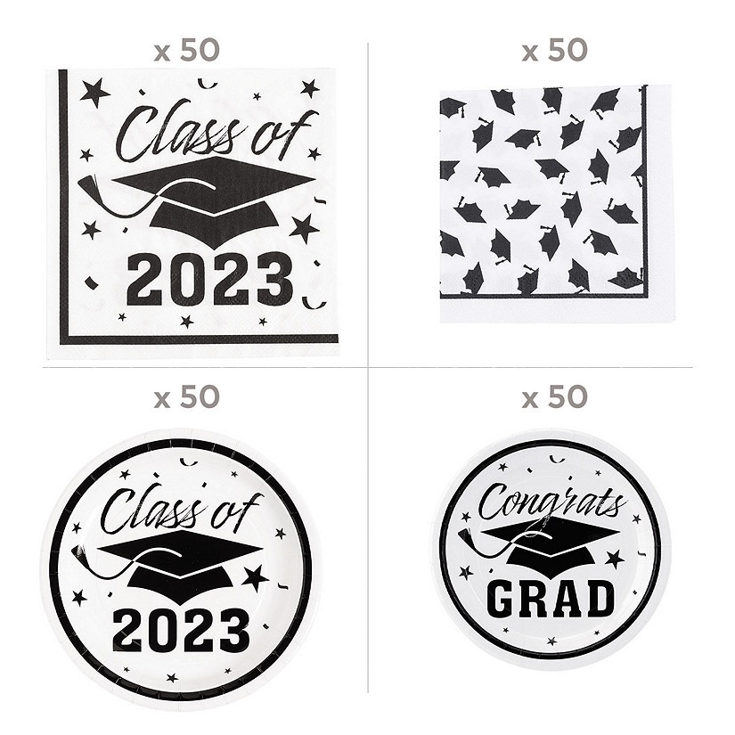 white-2023-congrats-grad-tableware-kit-for-50-guests_14208541-a01